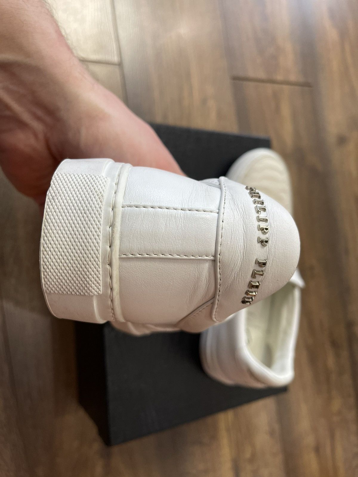 Philipp Plein Philipp Plein Skull Slip-On Sneakers EU38 White Size US 7 / IT 37 - 9 Thumbnail