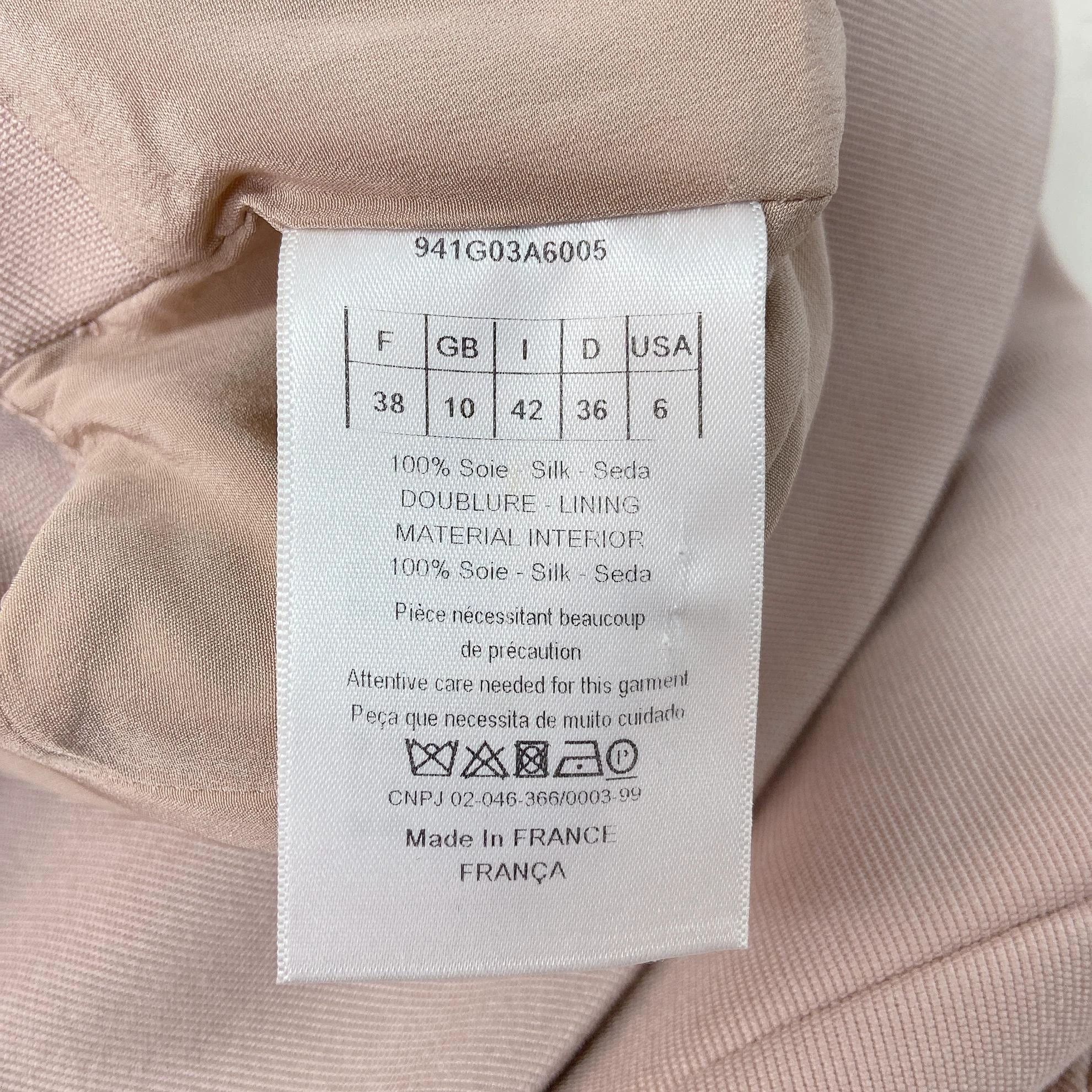 Christian Dior Monsieur Christian Dior pink vest dress 38 6146 Size S / US 4 / IT 40 - 7 Thumbnail