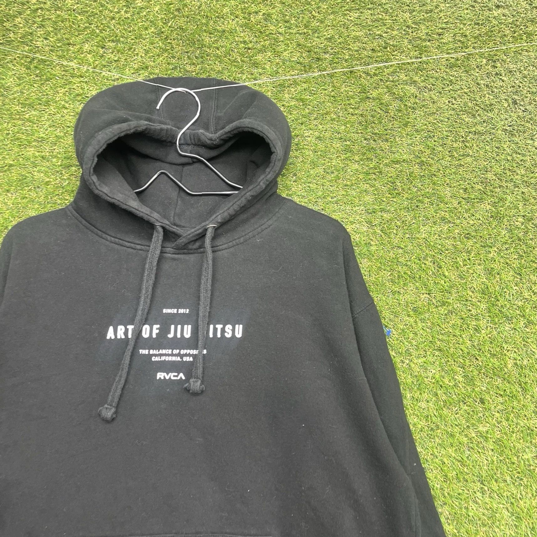 RVCA RVCA x AOJ Art Of Jiu jitsu BJJ Hoodie Mens Medium Rare Special Edition Black Size US M / EU 48-50 / 2 - 3 Thumbnail