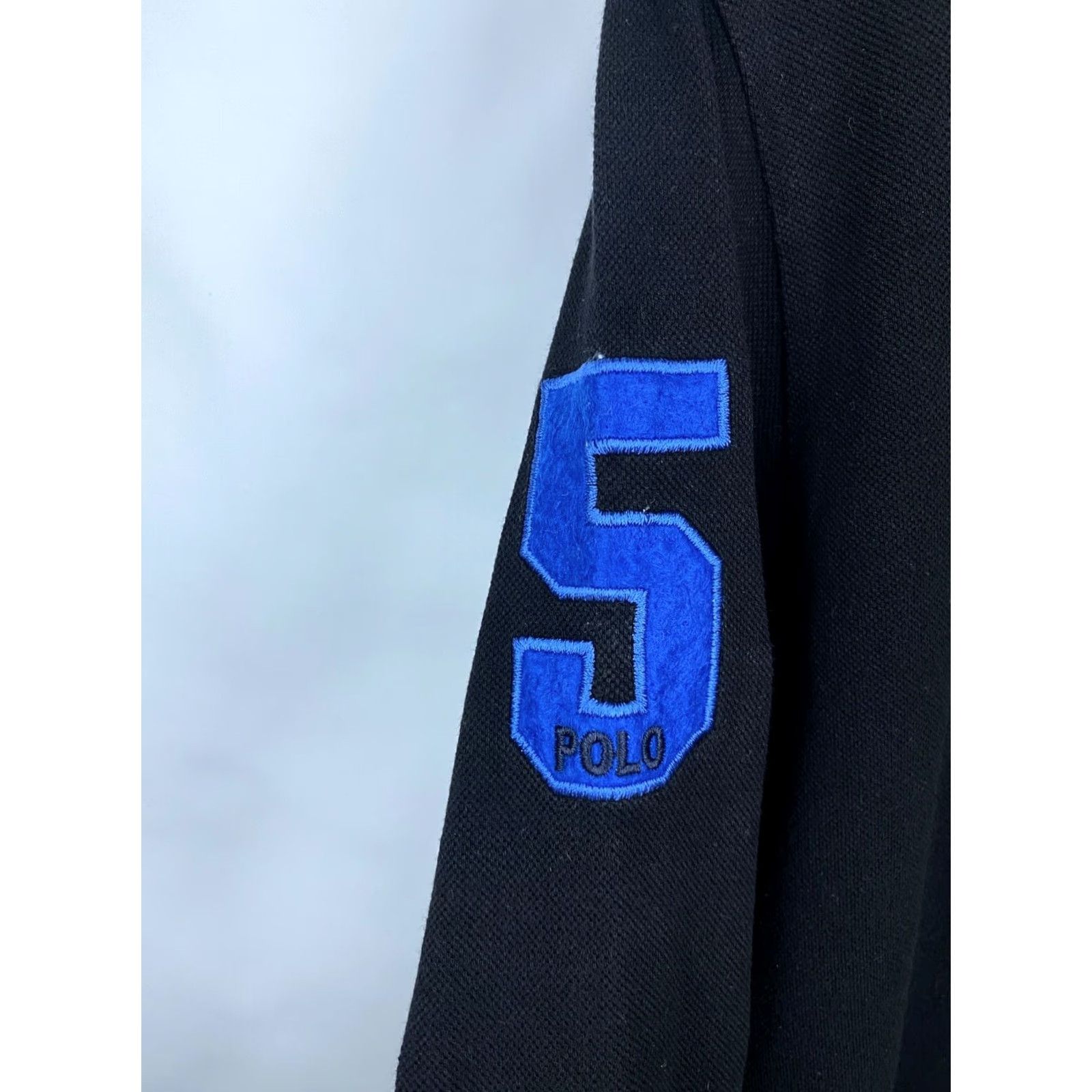 Ralph Lauren VINTAGE Ralph Lauren Polo Milano Italy Long Sleeve XL/XXL Black 90s Mens Polo Size US XL / EU 56 / 4 - 7 Thumbnail