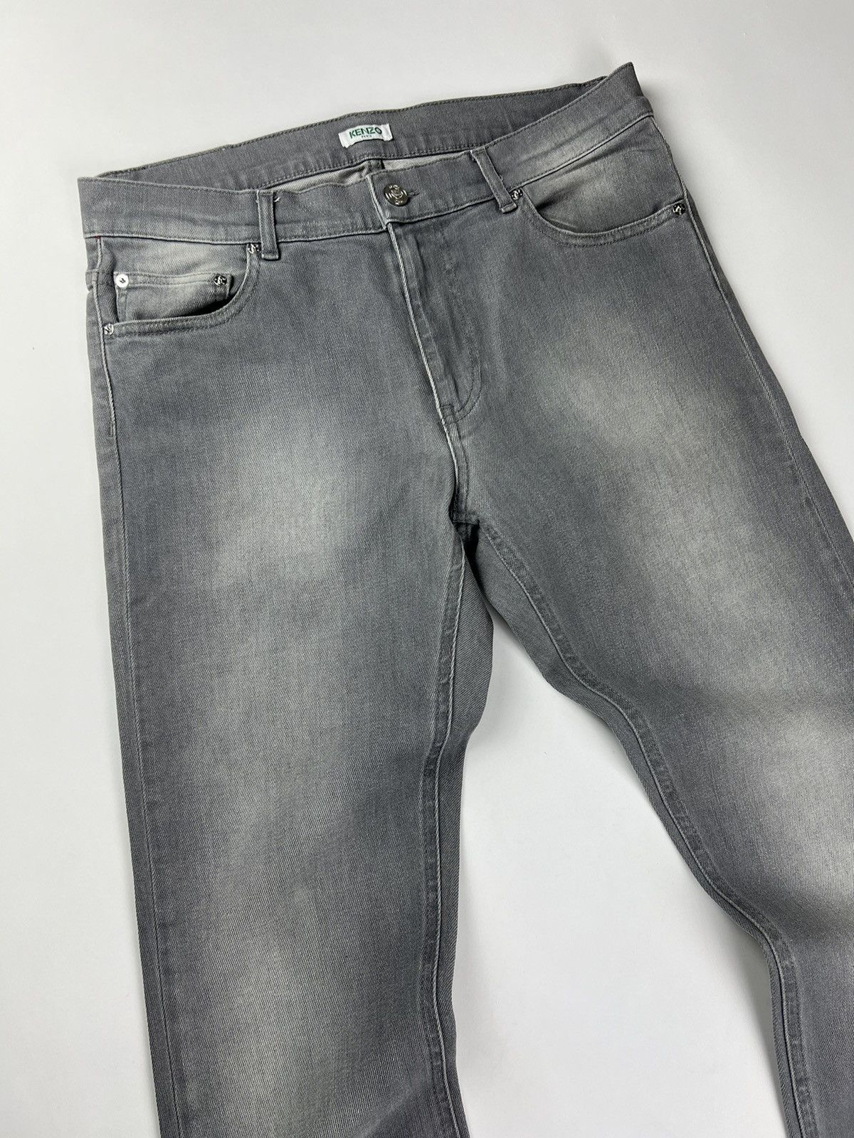 Designer × Kenzo Kenzo jeans Slim Fit/ L-M pants Kenzo Paris Size US 34 / EU 50 - 4 Thumbnail