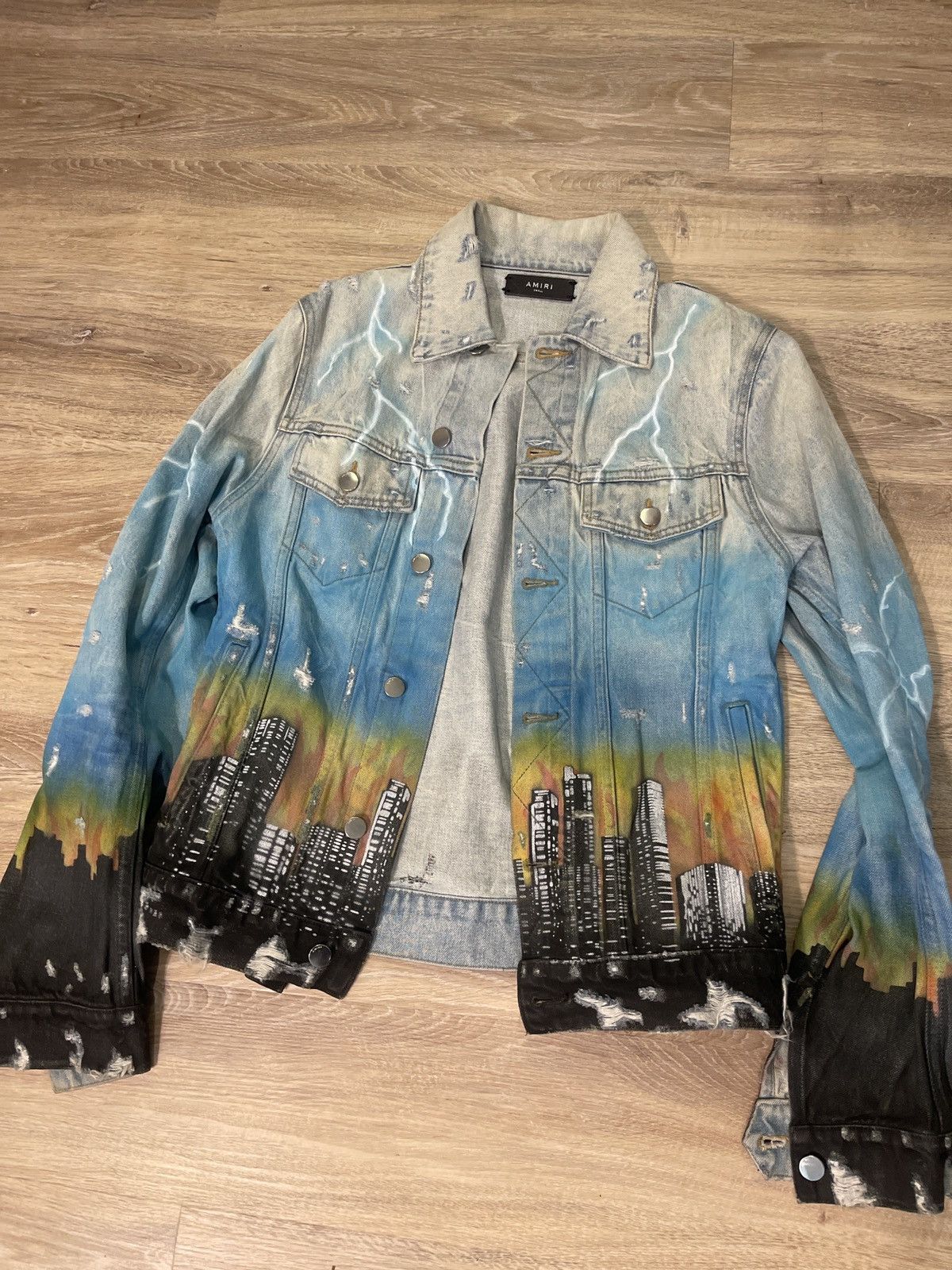Amiri Amiri mx1 jacket Dragons Size US S / EU 44-46 / 1 - 1 Thumbnail