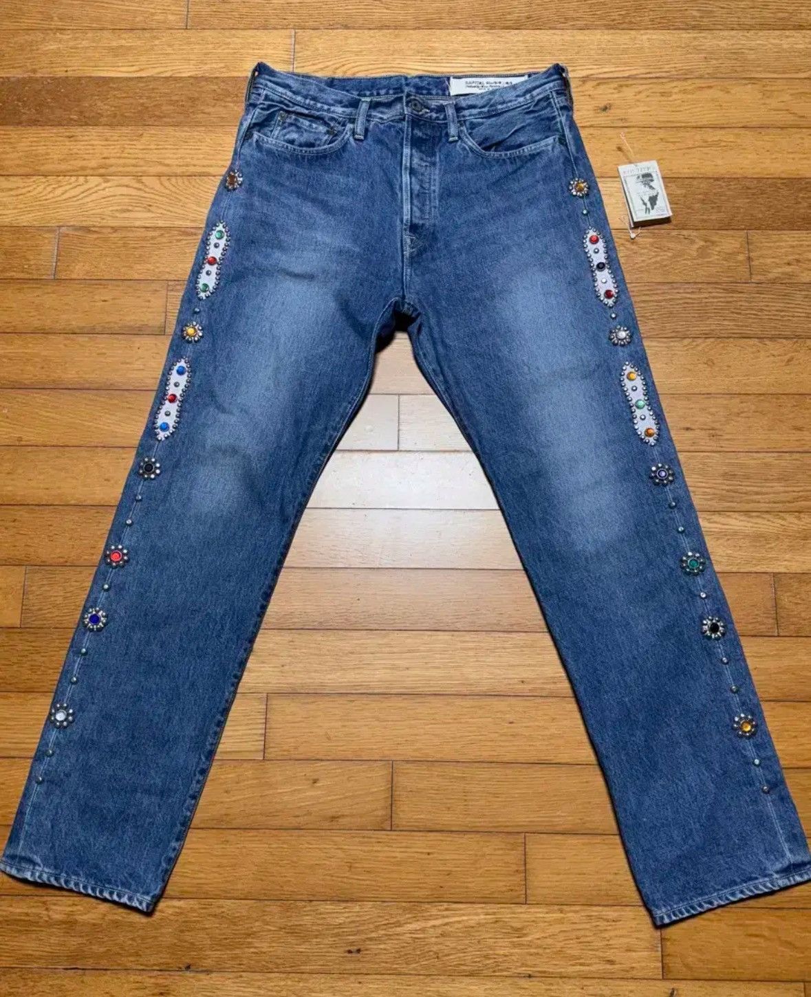 Kapital Kapital Gemstone Indigo Denim Pants Size US 34 / EU 50 - 1 Thumbnail