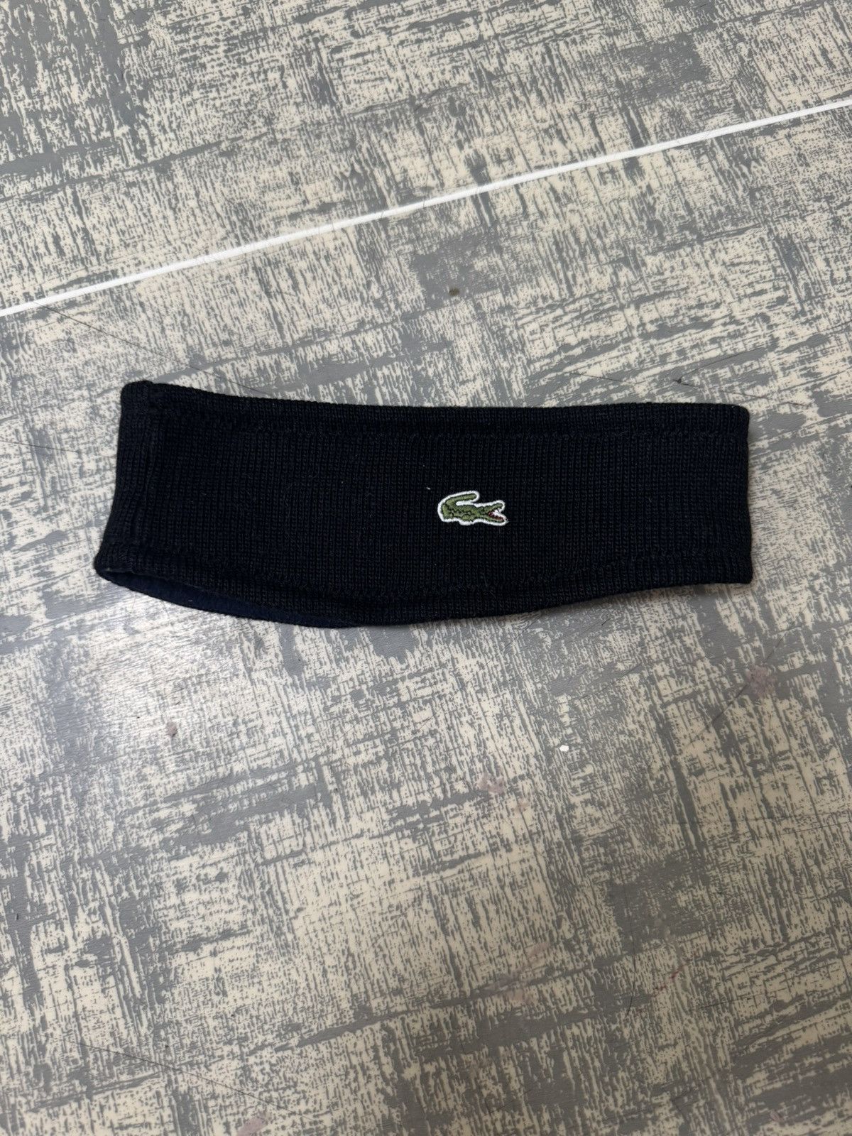 Lacoste × Vintage Vintage Lacoste chemise head band 70s hat navy wool Size ONE SIZE - 1 Thumbnail