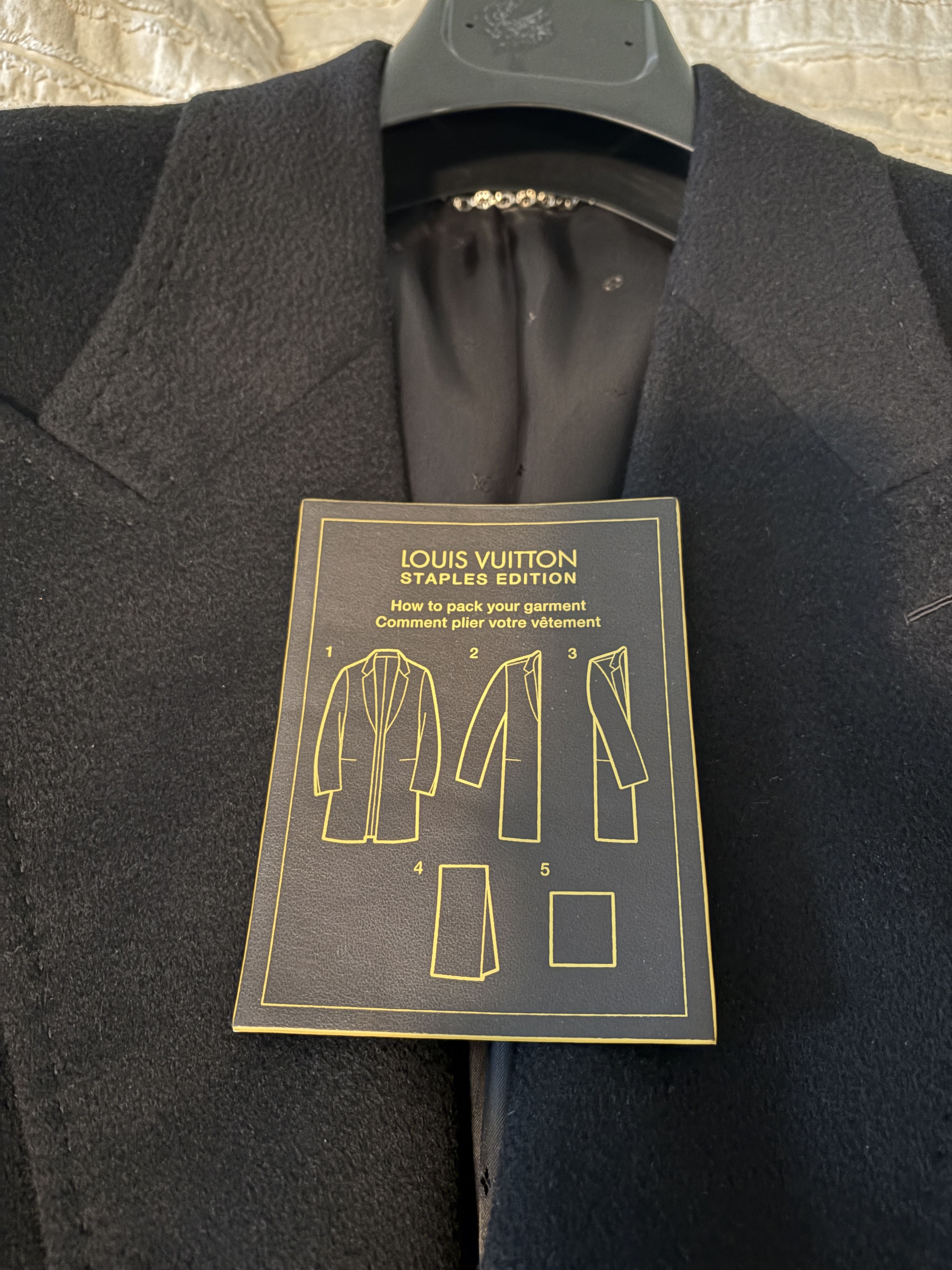 Louis Vuitton "Staples" Double-Breasted Wool Coat Size US L / EU 52-54 / 3 - 4 Thumbnail