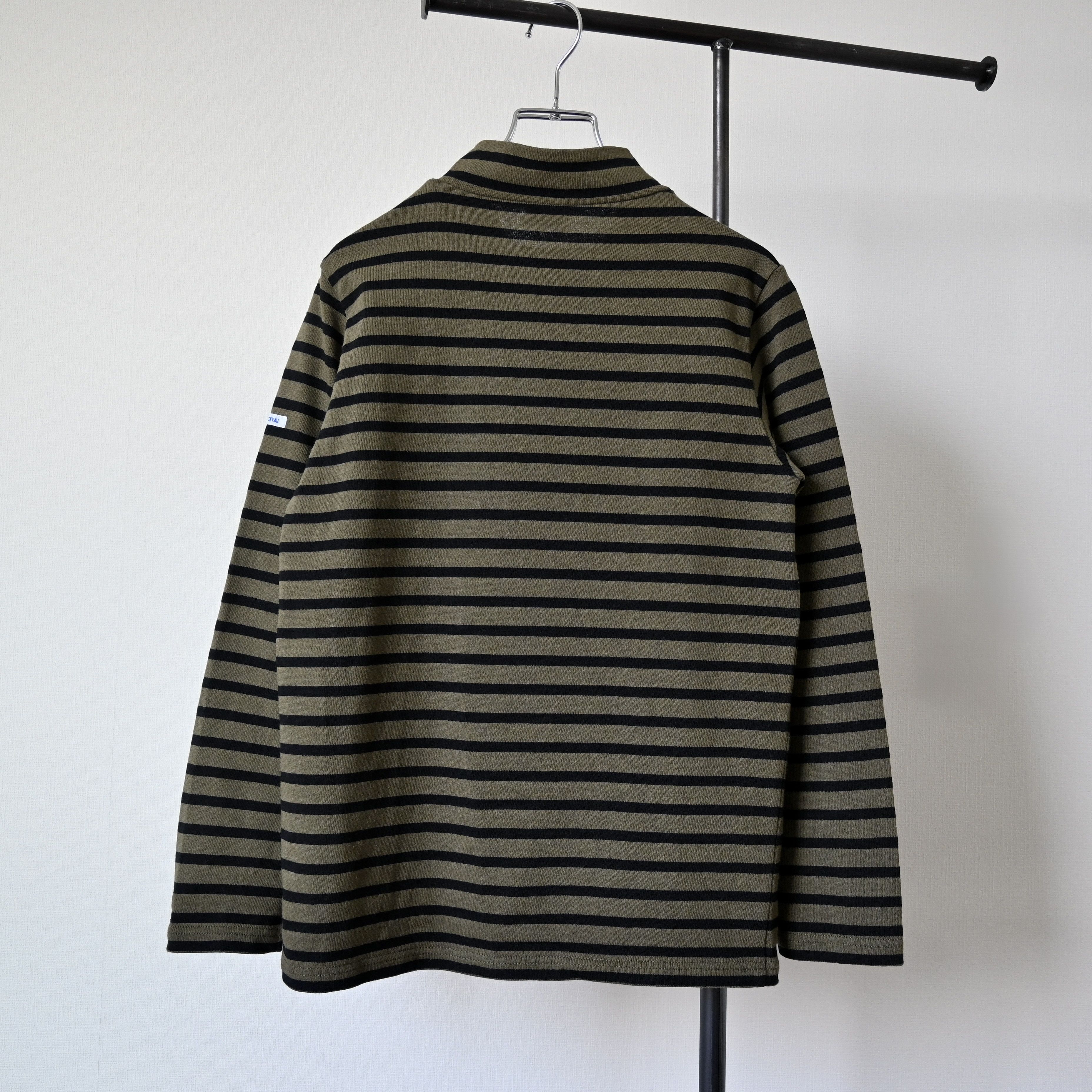 Orcival Orcival heavyweight breton basque shirt, mock neck, size 1 Size S / US 4 / IT 40 - 2 Thumbnail