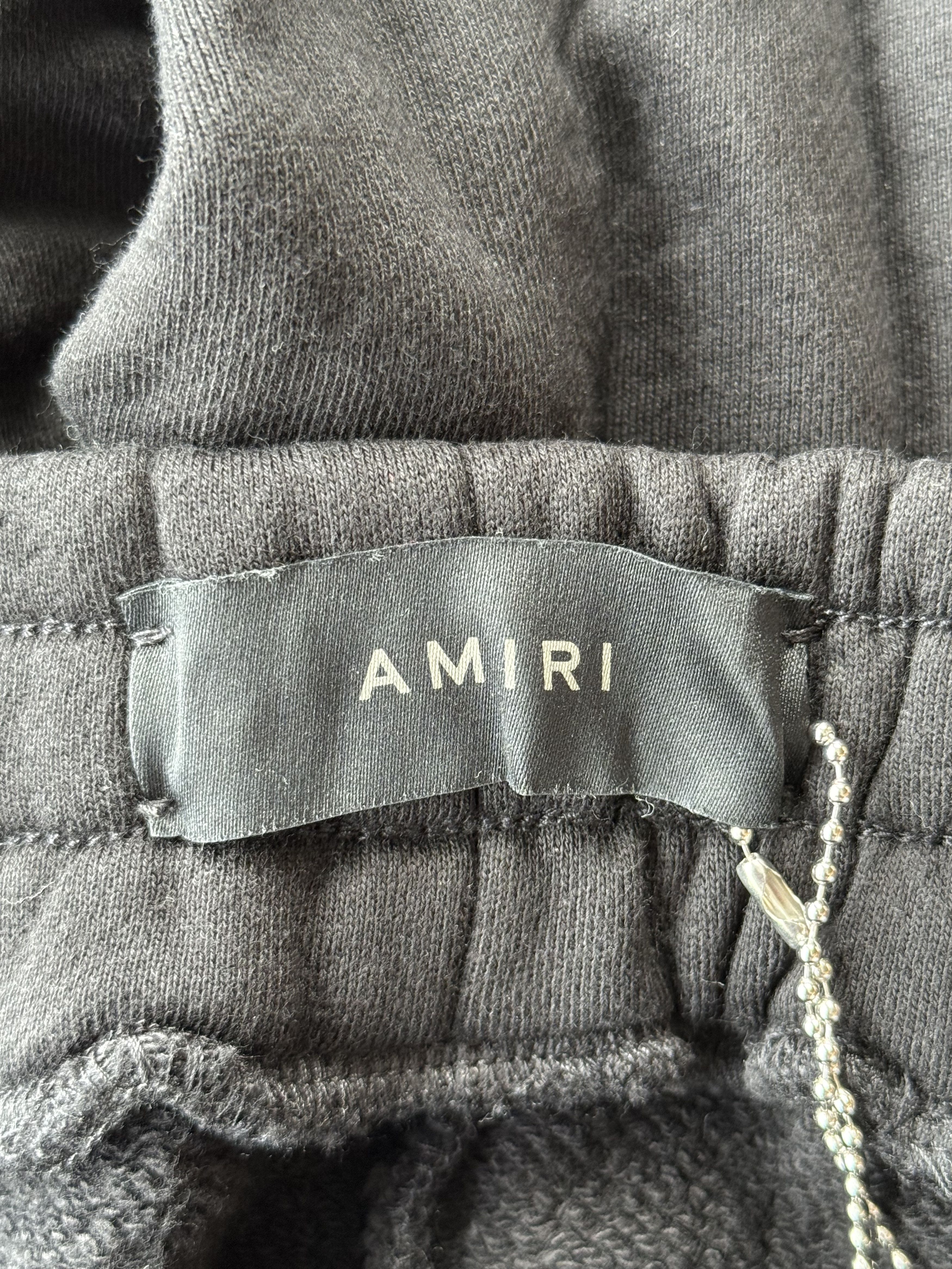 Amiri Amiri Black & Crystal Stick Poke Sweatpants Size US 40 / EU 56 - 3 Thumbnail