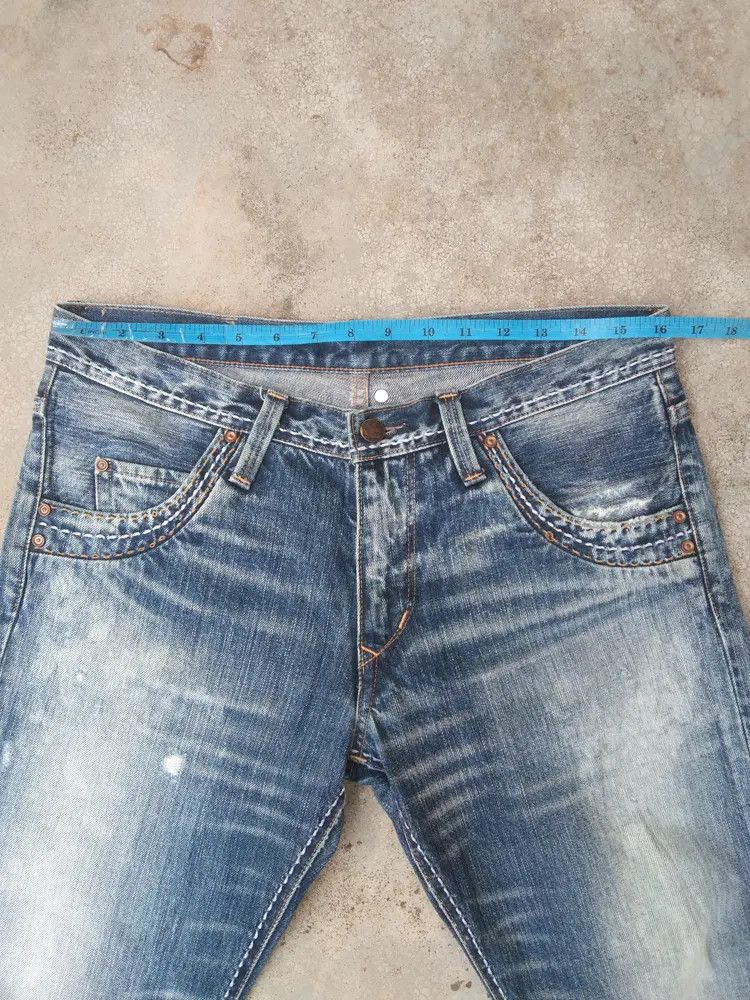 Japanese Brand Vintage RNA Retro Punk Distressed Jeans 32x30 Size US 32 / EU 48 - 9 Thumbnail