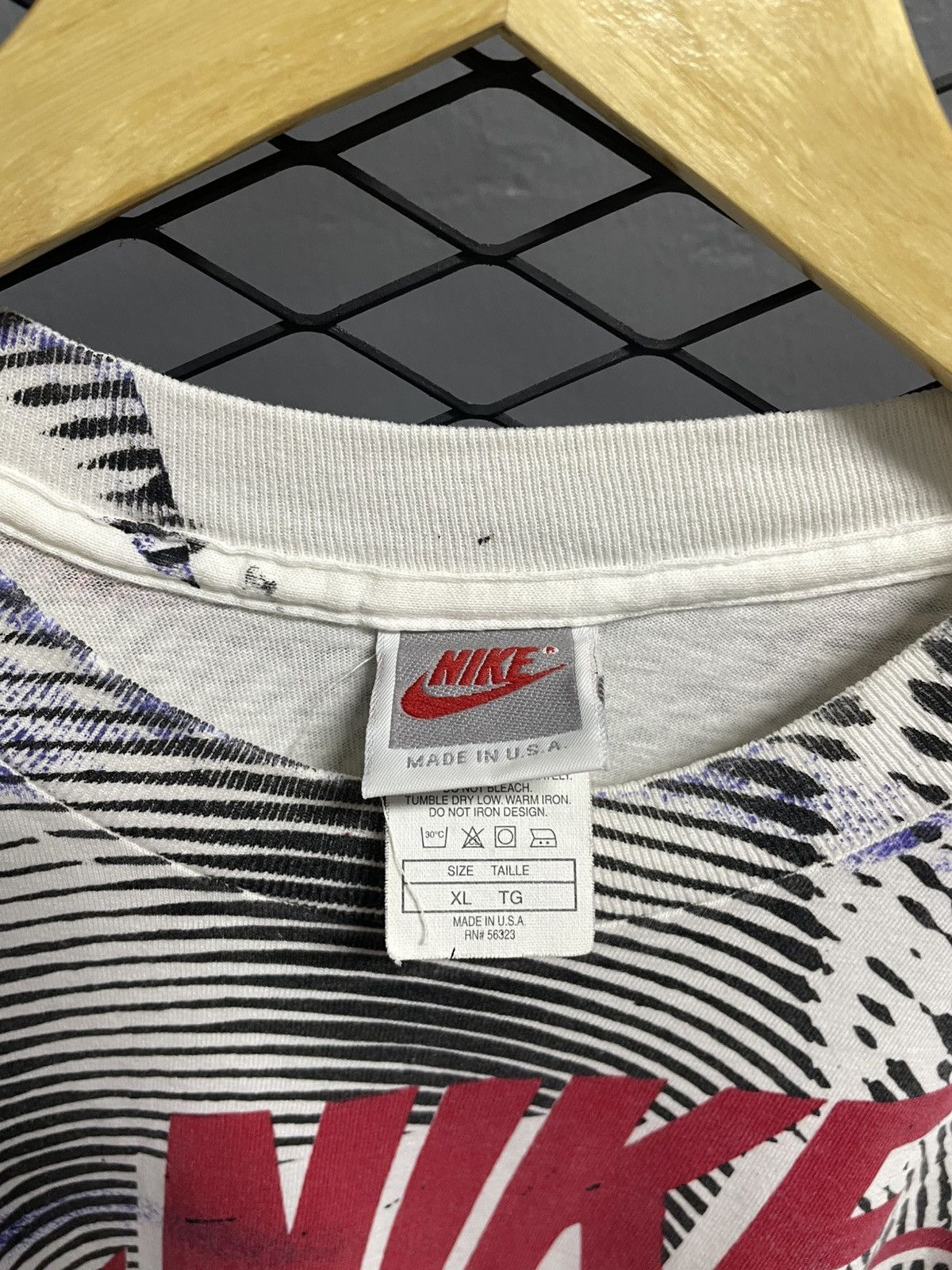 Nike Vintage 90s Nike Micheal Jordan AOP T-Shirt. Size US XL / EU 56 / 4 - 9 Thumbnail