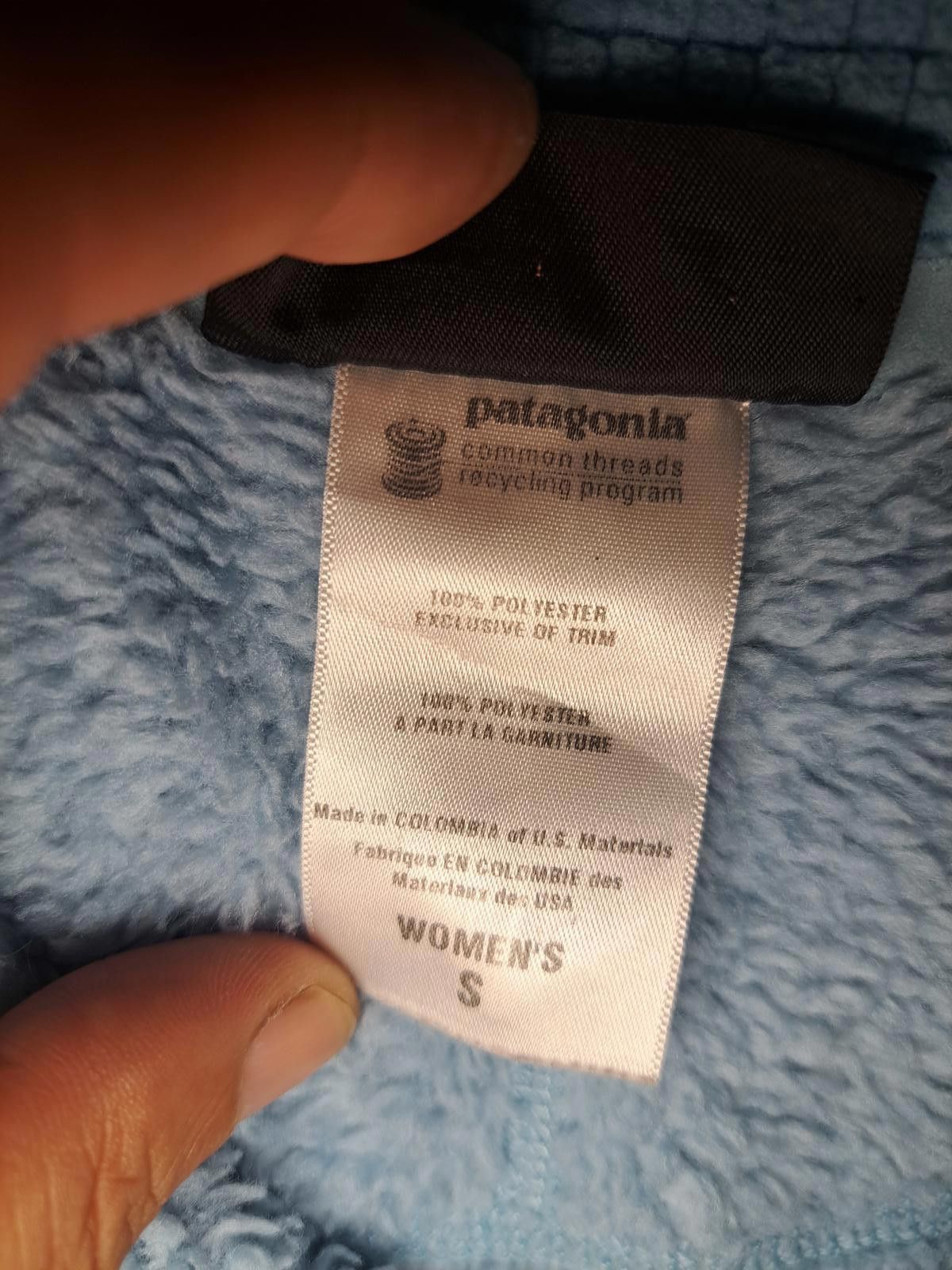 Patagonia VINTAGE Patagonia R Fleece Jacket Womens Small Blue Polartec Size S / US 4 / IT 40 - 6 Thumbnail