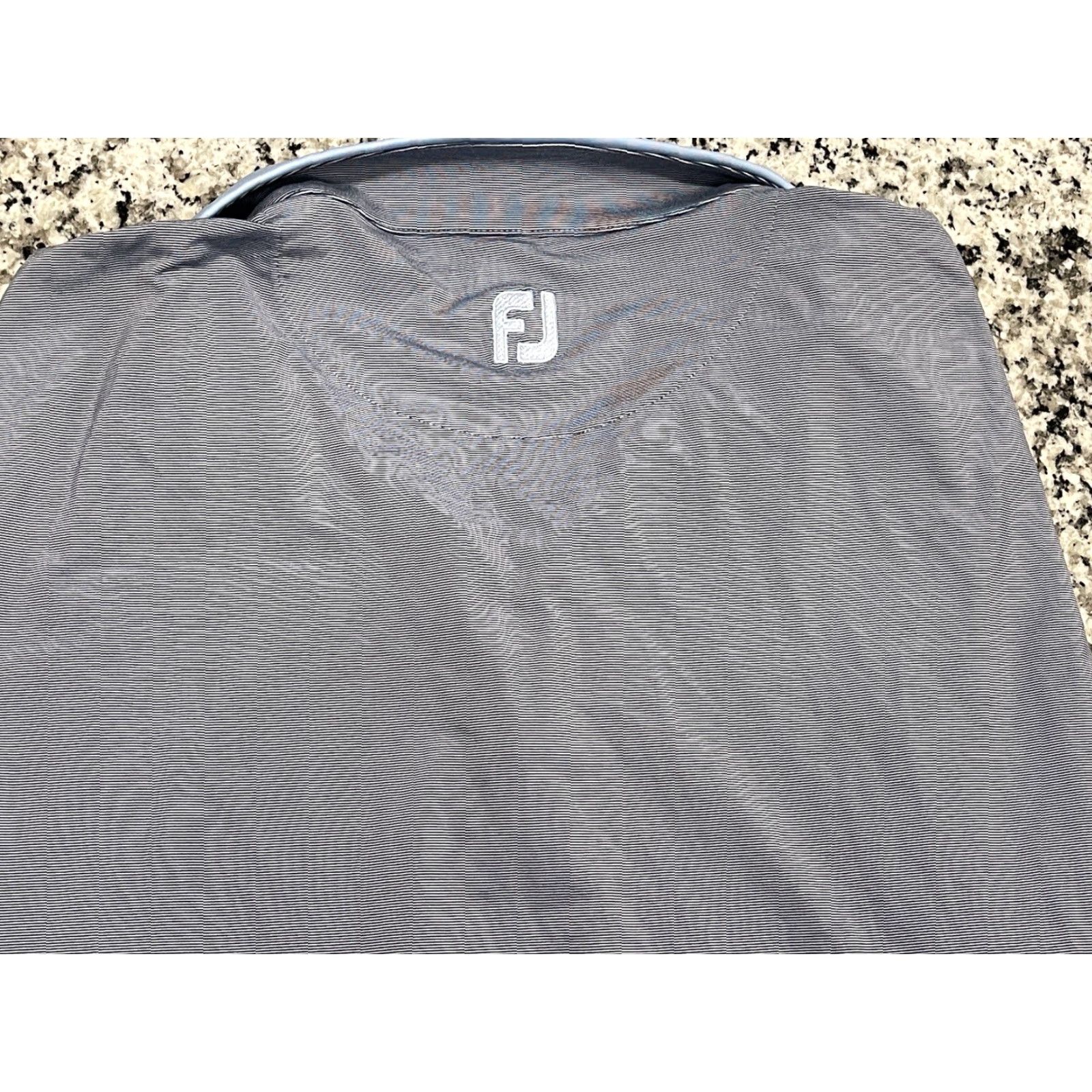 Footjoy FootJoy Sweatshirt Jacket Shirt 1/4 Zip Mens Large Gray Nylon Spandex Logo Golf Size US L / EU 52-54 / 3 - 6 Thumbnail