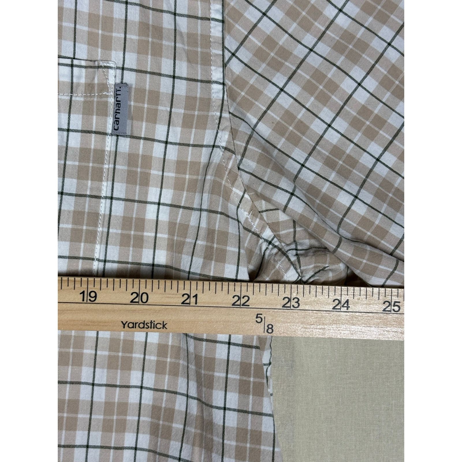 Carhartt Carhartt Men’s XL Plaid Short Sleeve Button Down Shirt Size US XL / EU 56 / 4 - 3 Thumbnail