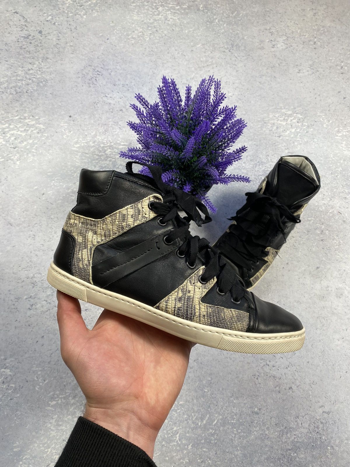 Lanvin Lanvin Women’s Hi-Top Sneakers Size EUR 37 Size US 7 / IT 37 - 1 Thumbnail