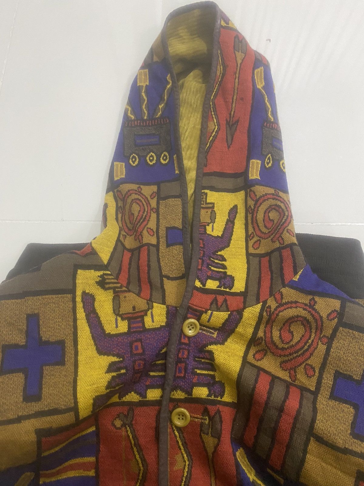 If Six Was Nine VINTAGE REVERSIBLE POP ART HOODIE Size US L / EU 52-54 / 3 - 11 Thumbnail