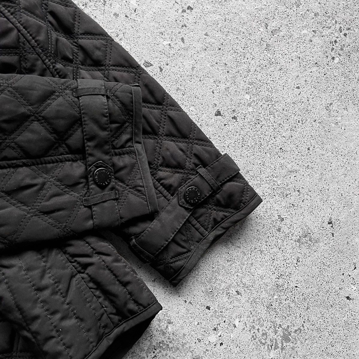 Designer × Tommy Hilfiger Tommy Hilfiger Wmns Black Quilted Jacket Long Sleeve Pockets Size S / US 4 / IT 40 - 6 Thumbnail