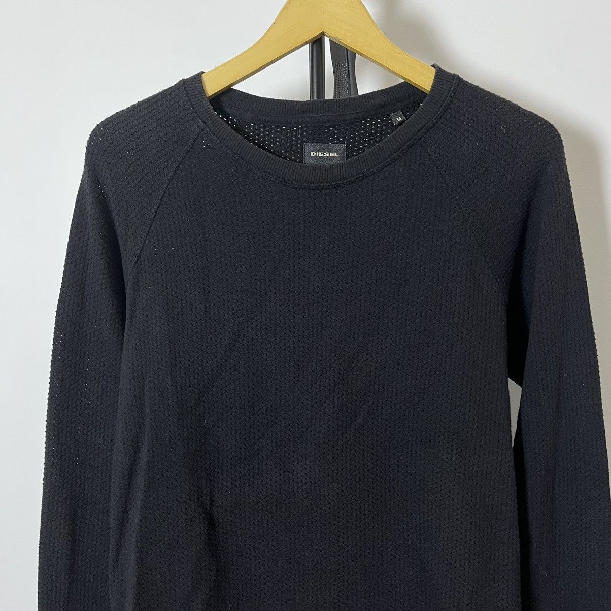 Diesel Diesel Textured Knit Tee – Layered Summer Fit Size US M / EU 48-50 / 2 - 1 Thumbnail
