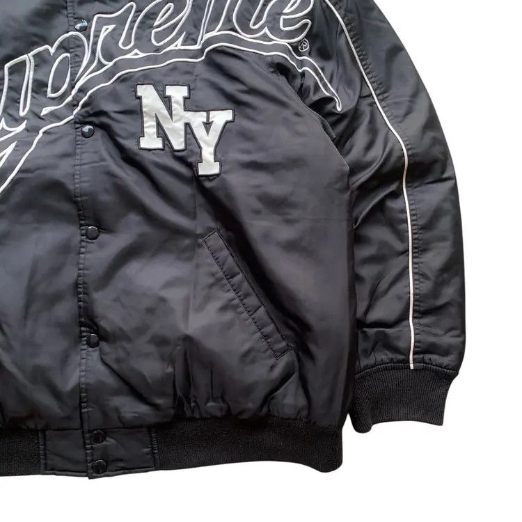 Supreme Supreme FW20 Script Contrast Varsity Jacket Size US XL / EU 56 / 4 - 4 Thumbnail