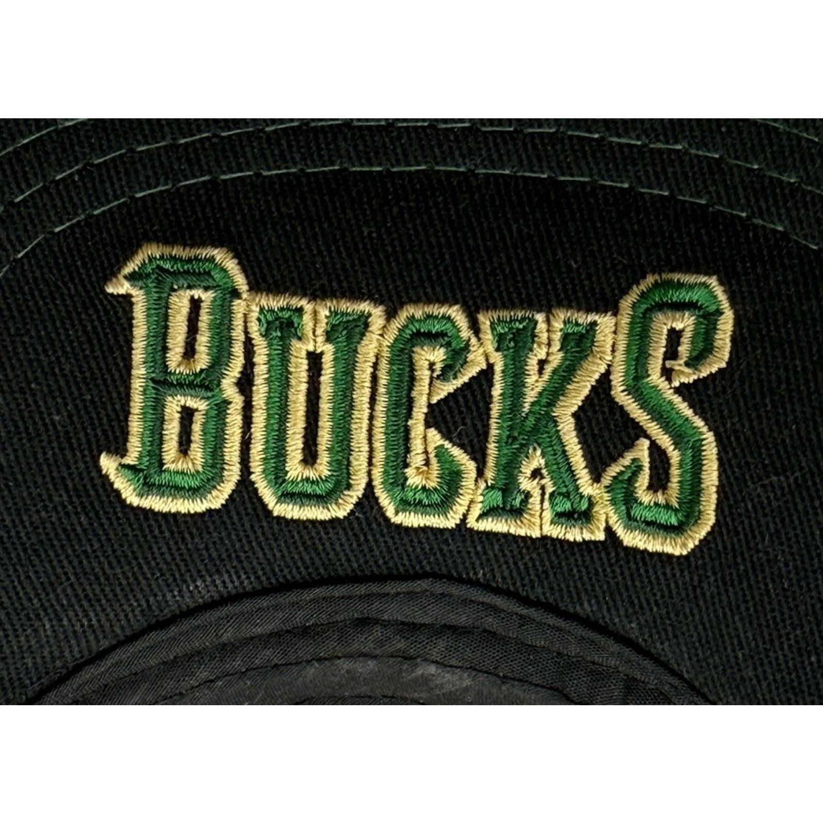 NBA NBA Milwaukee Bucks Camo “Fear The Deer” BMO Adjustable Cap Size ONE SIZE - 6 Thumbnail