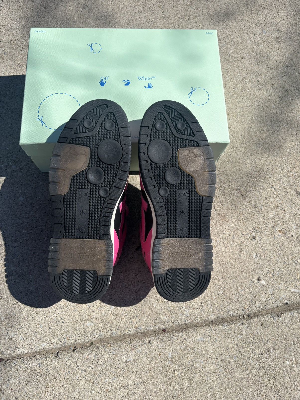 Off-White Off-White Out of Office 'Black Fuchsia' Size US 10 / EU 43 - 6 Thumbnail