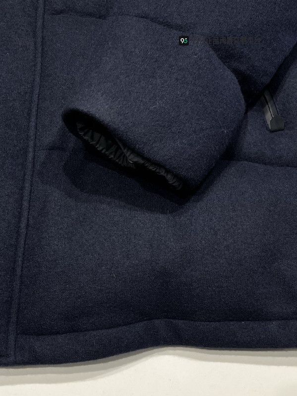 Ermenegildo Zegna Zegna Men's Blue Cashmere Down Jacket. Size US L / EU 52-54 / 3 - 6 Thumbnail