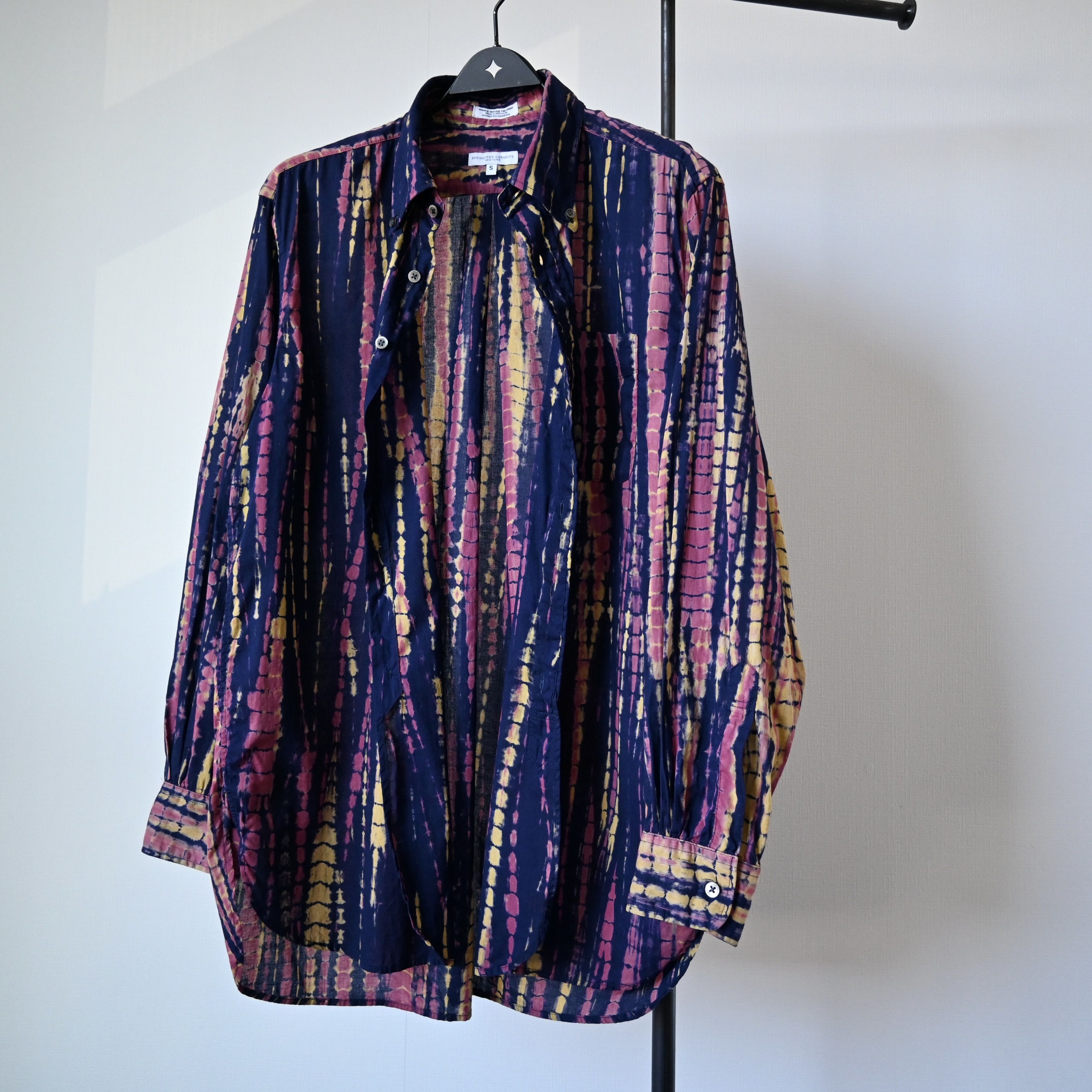 Engineered Garments Engineered Garments "19th Century Shirt" Lawn batik stripe Size US S / EU 44-46 / 1 - 18 Thumbnail