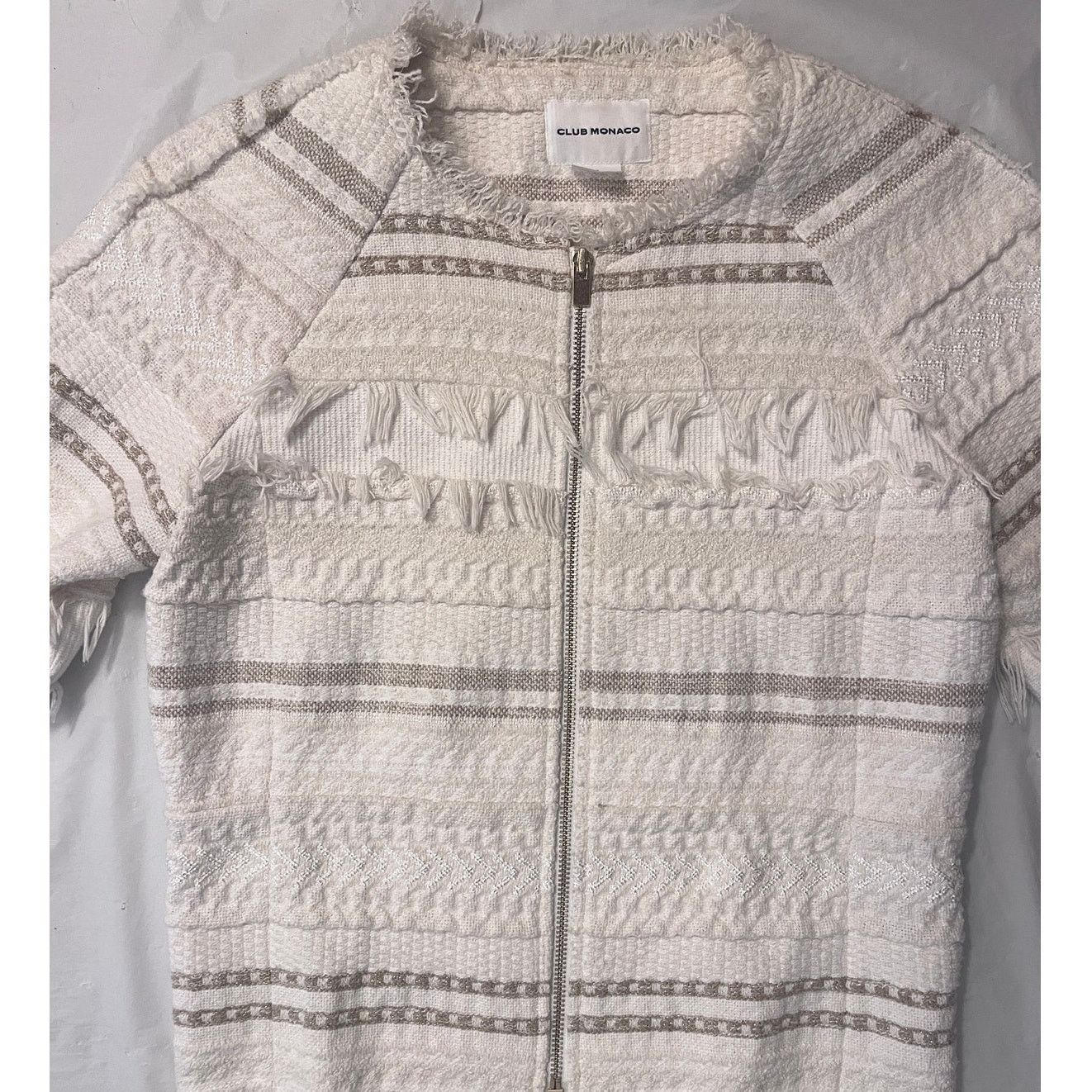 Club Monaco Club Monaco Blazer collarless jacket Front Zip Size: 4 Size S / US 4 / IT 40 - 3 Thumbnail