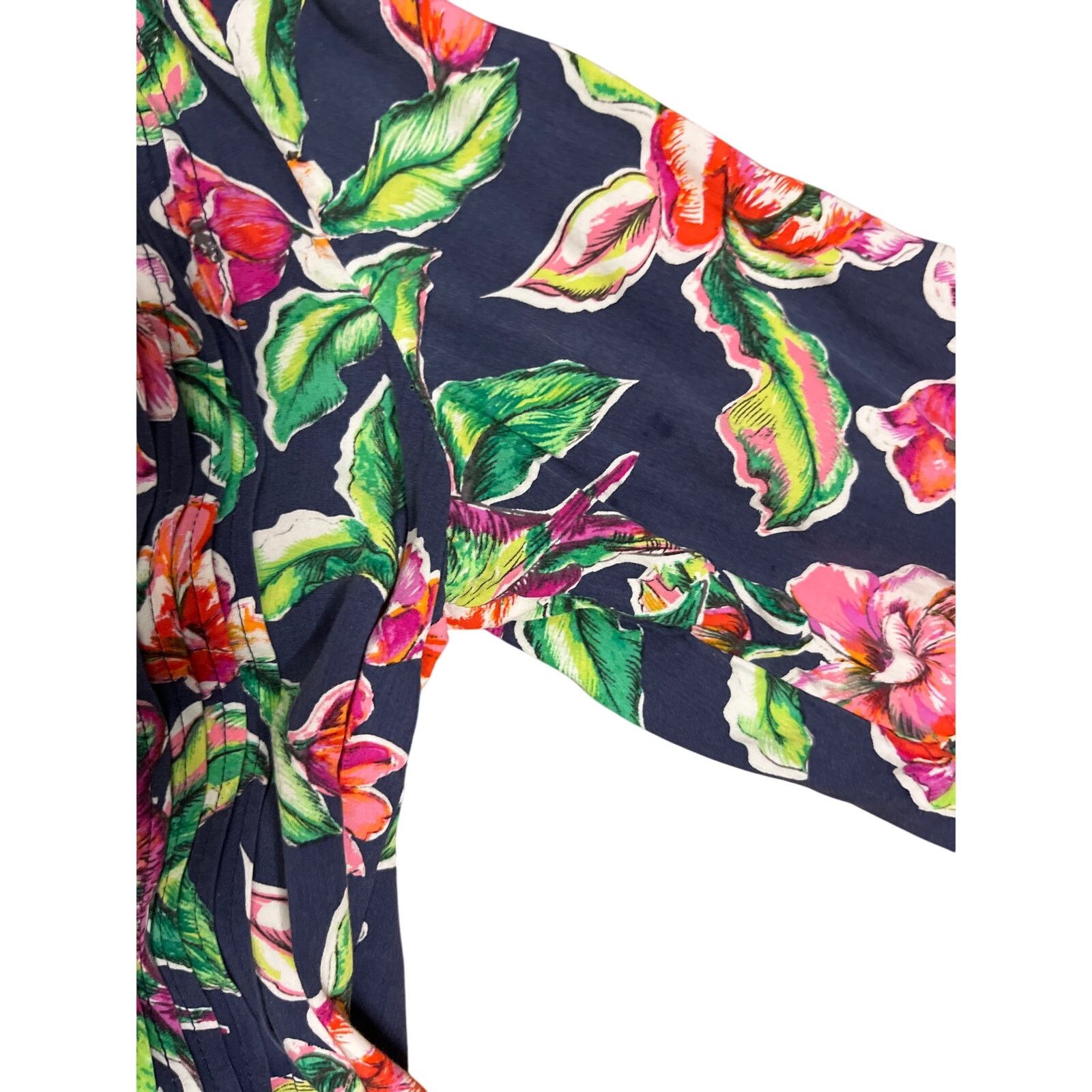 Lilly Pulitzer Lilly Pulitzer Sarasota Pintucked Tunic Dress Shift Small Size S / US 4 / IT 40 - 11 Thumbnail