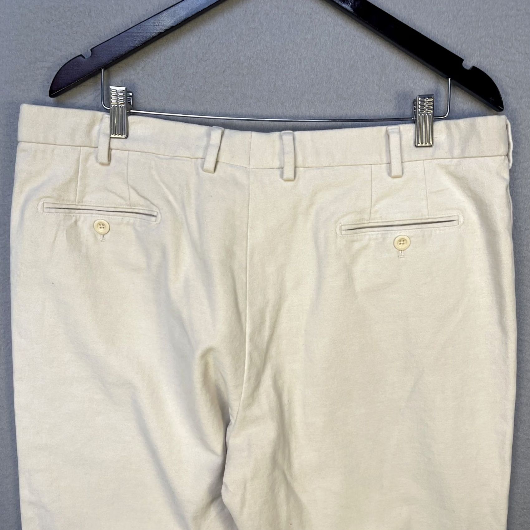 Sid Mashburn Sid Mashburn Chino Pant Sport Trouser Pants Mens 34 32 Beige Flat Front Preppy Solid Casual Size US 34 / EU 50 - 4 Thumbnail