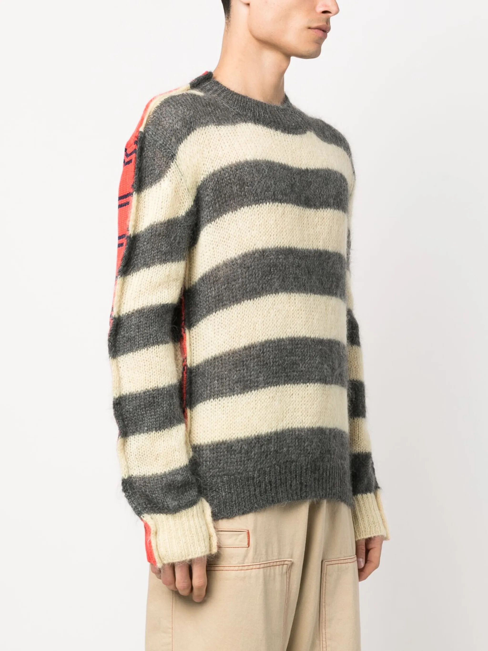 Marni o1y0225 Crewneck Sweater in Multicolor Size US M / EU 48-50 / 2 - 2 Thumbnail