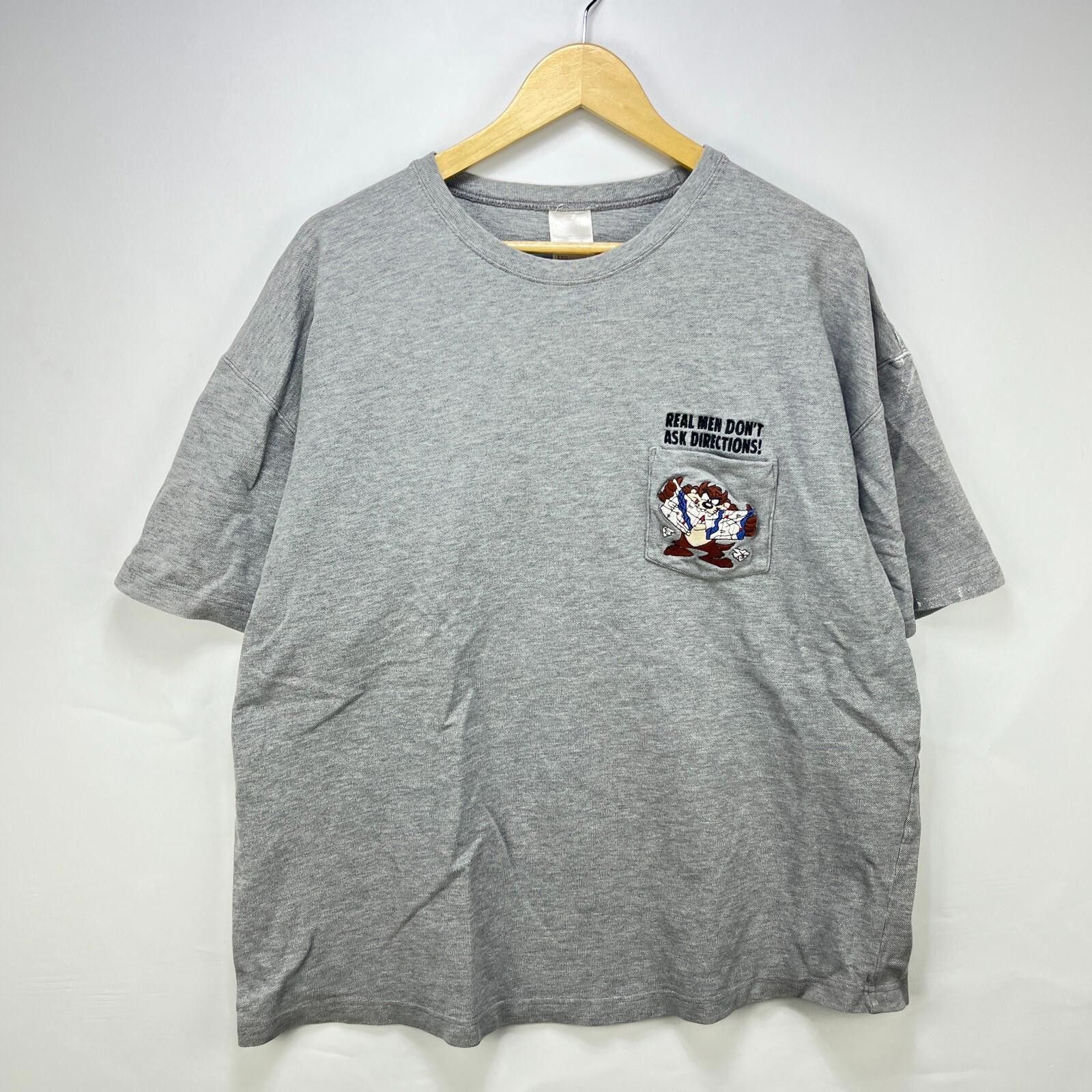 Other Vintage 90s Taz Looney Tunes Pocket T-Shirt Real Men 2XL Size US XXL / EU 58 / 5 - 1 Thumbnail