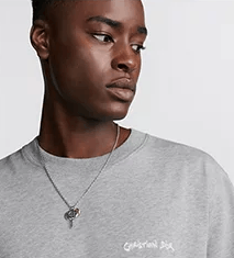 Dior o1w1db10725 Christian Dior Tag T-shirt, Relaxed Fit in Gray Size US M / EU 48-50 / 2 - 6 Thumbnail