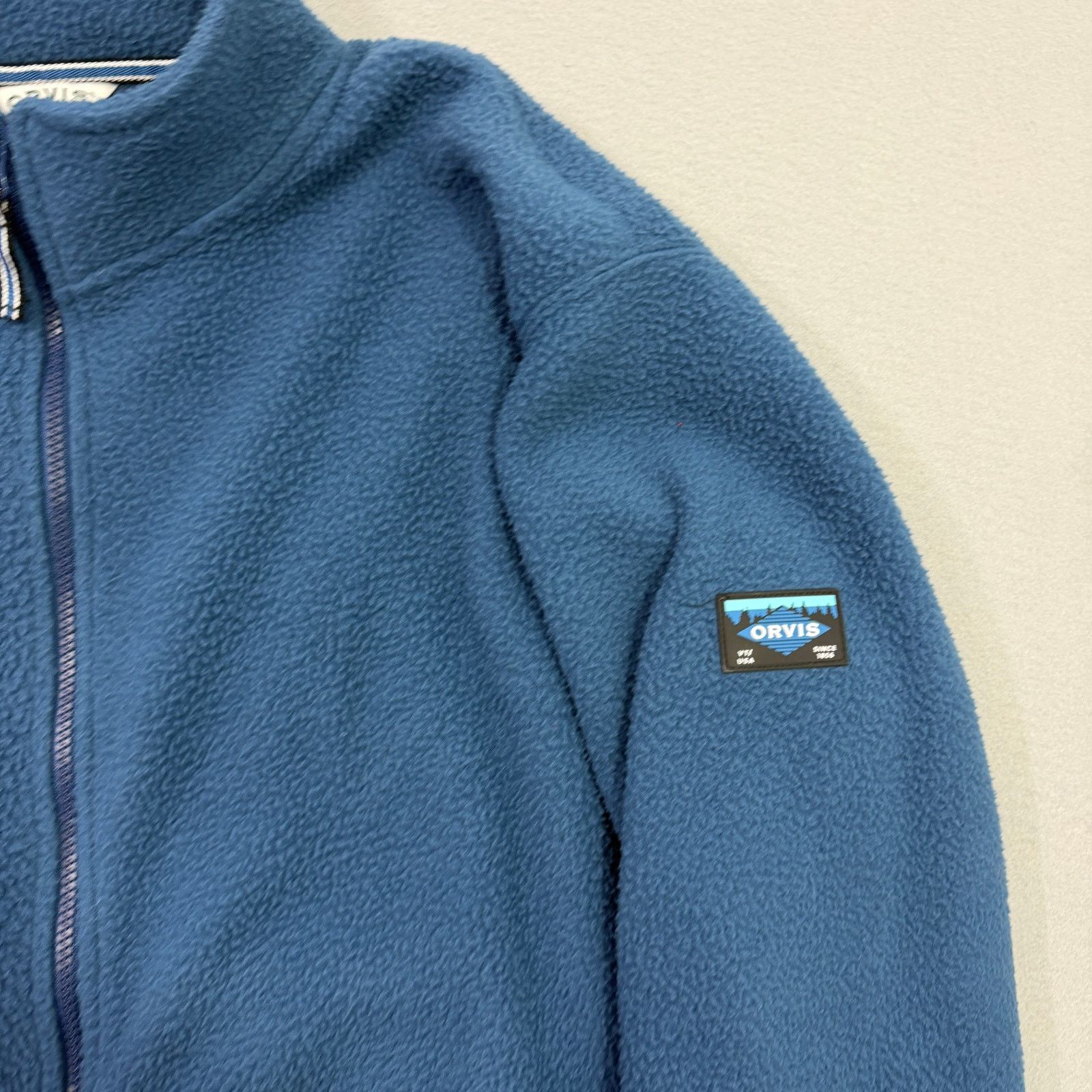Orvis Orvis Full Zip Fleece Jacket Men's Extra Large Blue Logo Size US XL / EU 56 / 4 - 3 Thumbnail