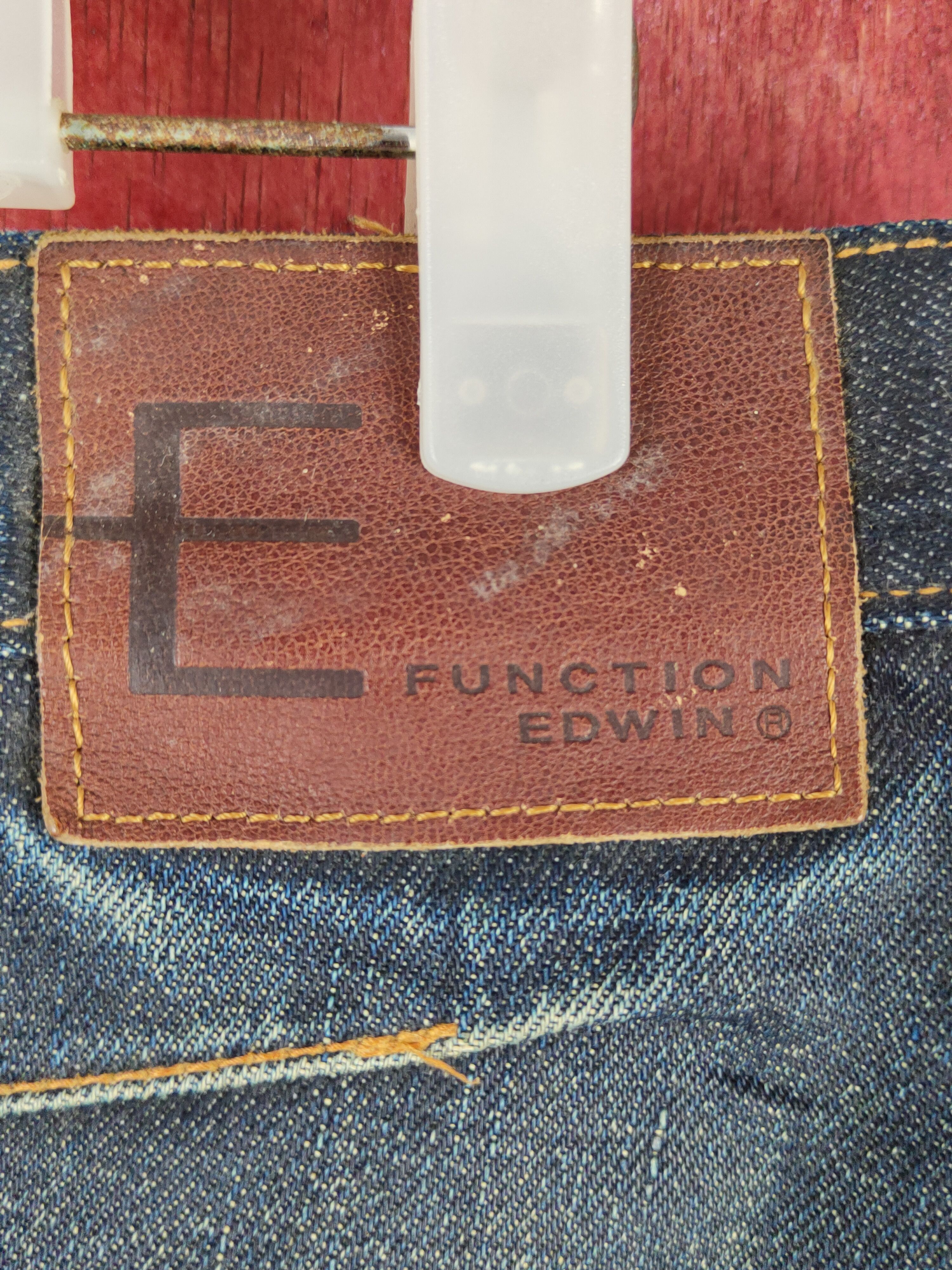 Edwin Edwin E Function Black Distressed Ripped Jeans #S2196 Size US 34 / EU 50 - 11 Thumbnail