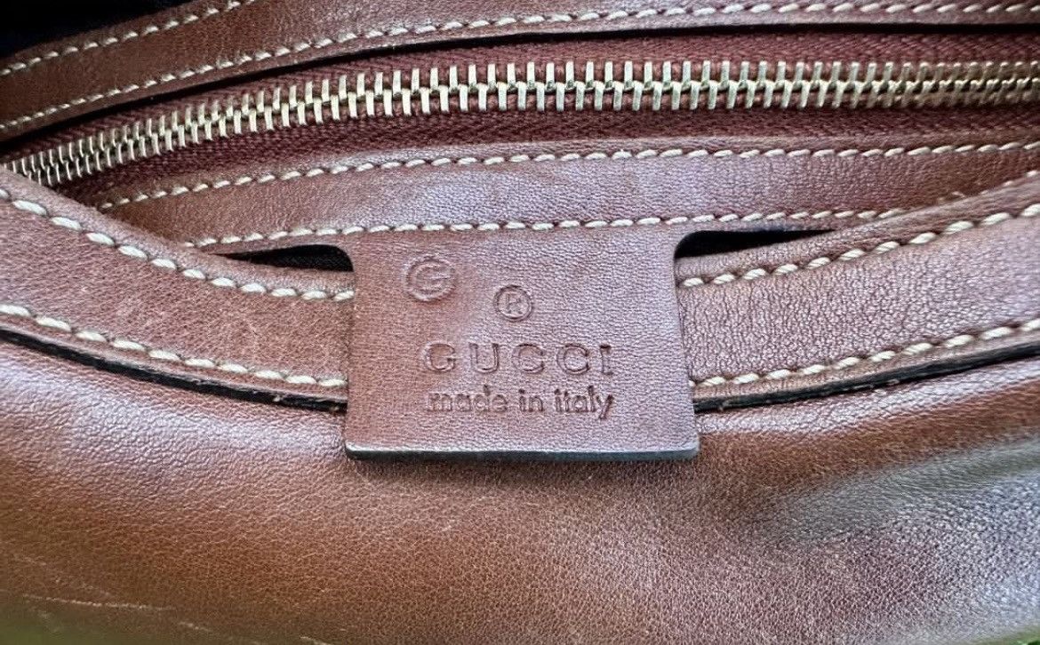 Gucci Authentic Gucci Charmy Leather Medium Hobo Bag Size ONE SIZE - 7 Thumbnail