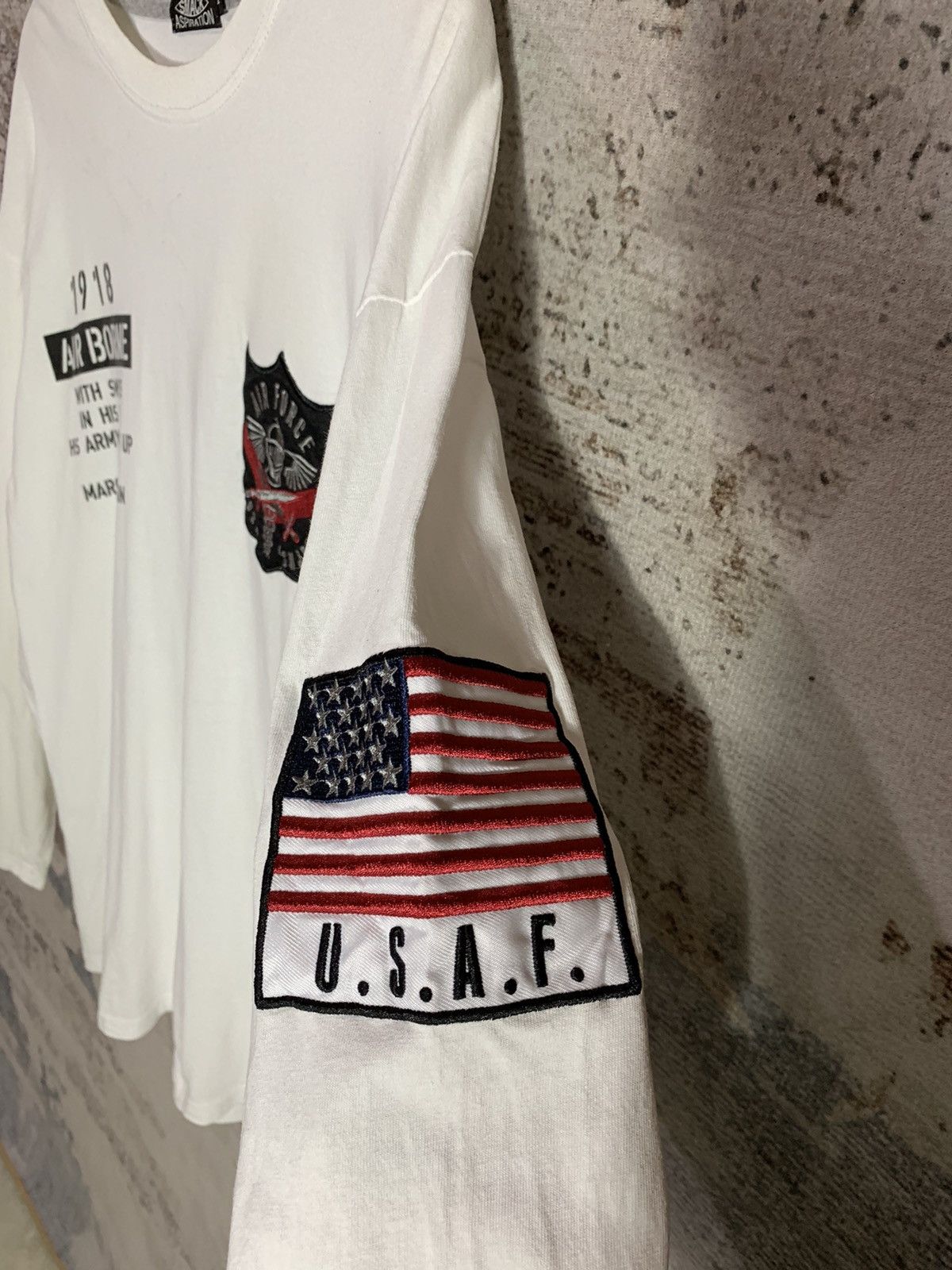 Hysteric Glamour × If Six Was Nine × Le Grande Bleu (L.G.B.) Air Borne Poem Long sleeve Japanese Style Size US L / EU 52-54 / 3 - 5 Thumbnail