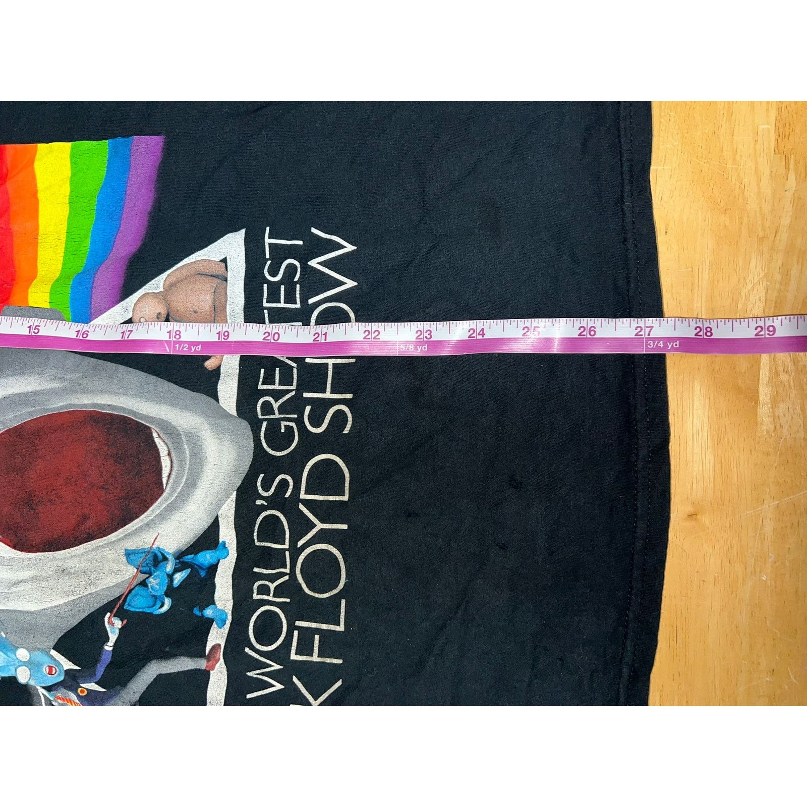 Gildan Brit Floyd Shirt Worlds Greatest Pink Floyd Show Tour Tee L Size US L / EU 52-54 / 3 - 10 Thumbnail