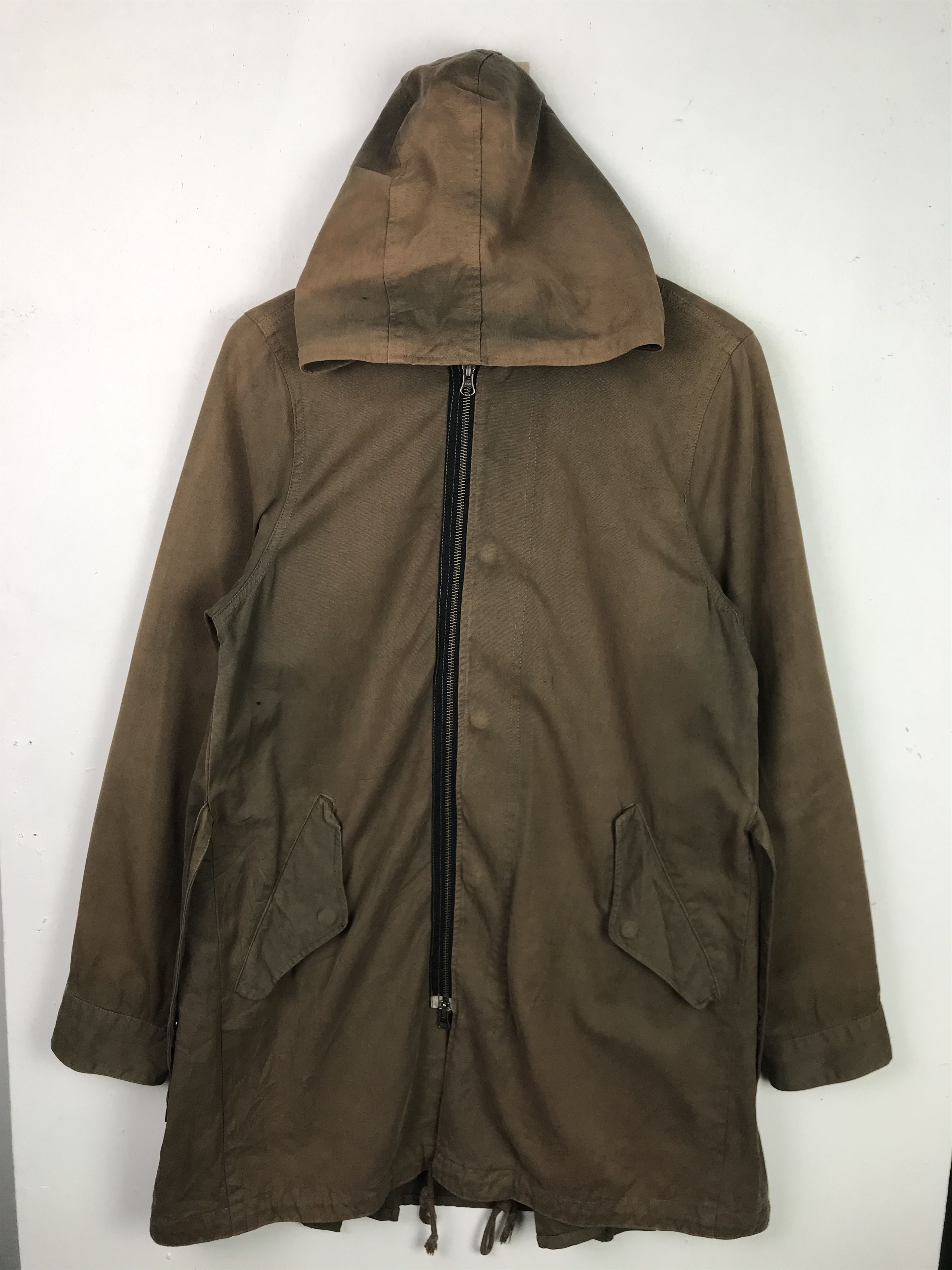 image of Very Vintage Thx Thanx God Sunfaded Long Jacket, Men's (Size Large)