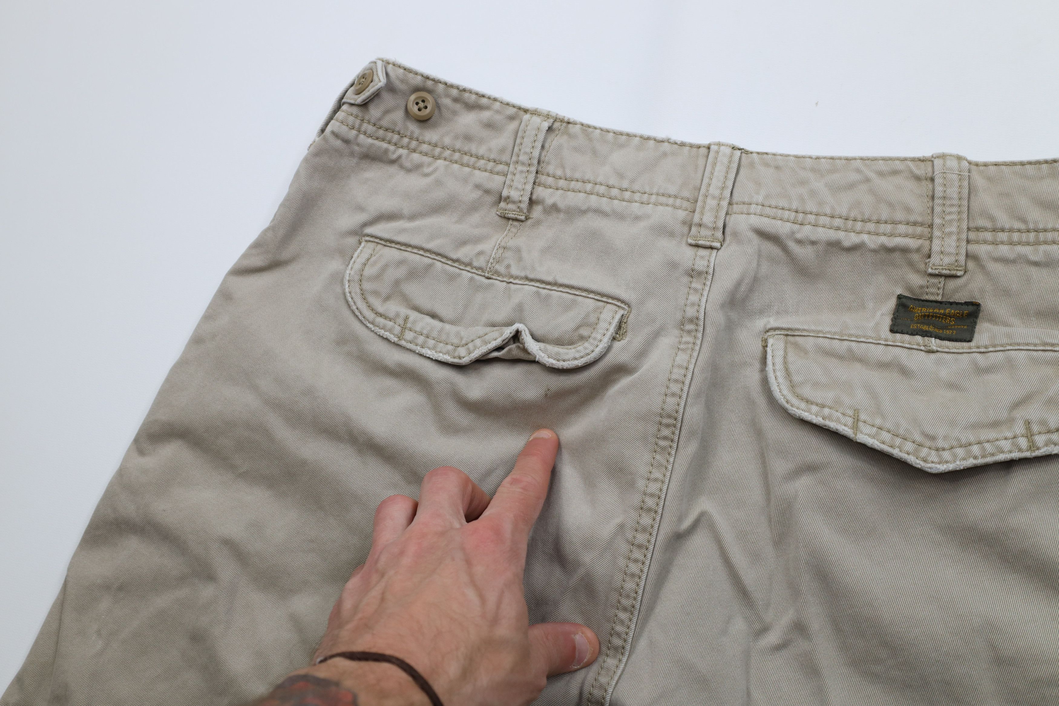 American Eagle Outfitters Vintage 90s Y2K American Eagle Outfitters Heavy Shorts Size US 34 / EU 50 - 12 Thumbnail