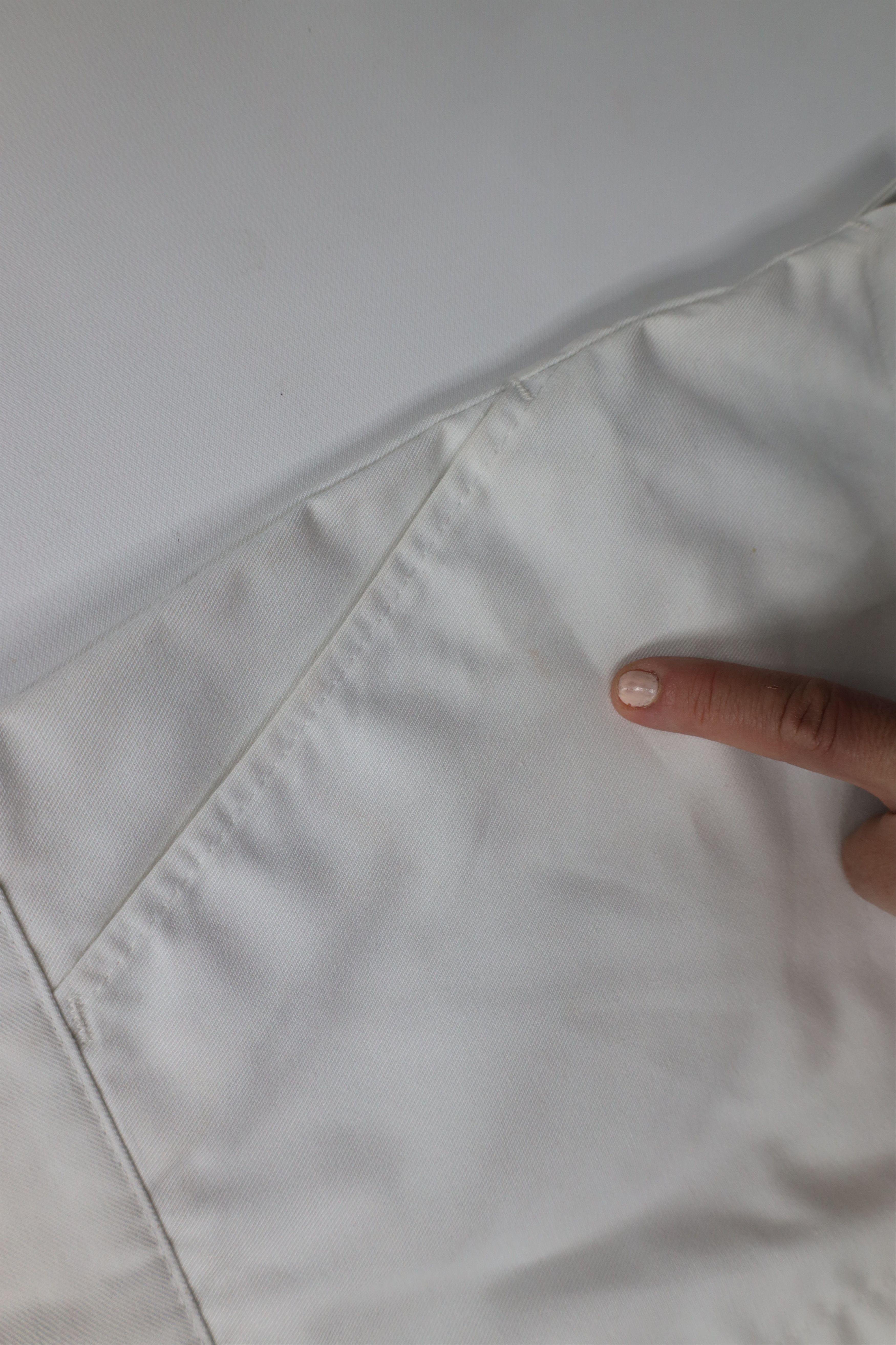 Vintage Vintage 70s Streetwear Above Knee Chino Shorts White USA Size US 36 / EU 52 - 7 Thumbnail