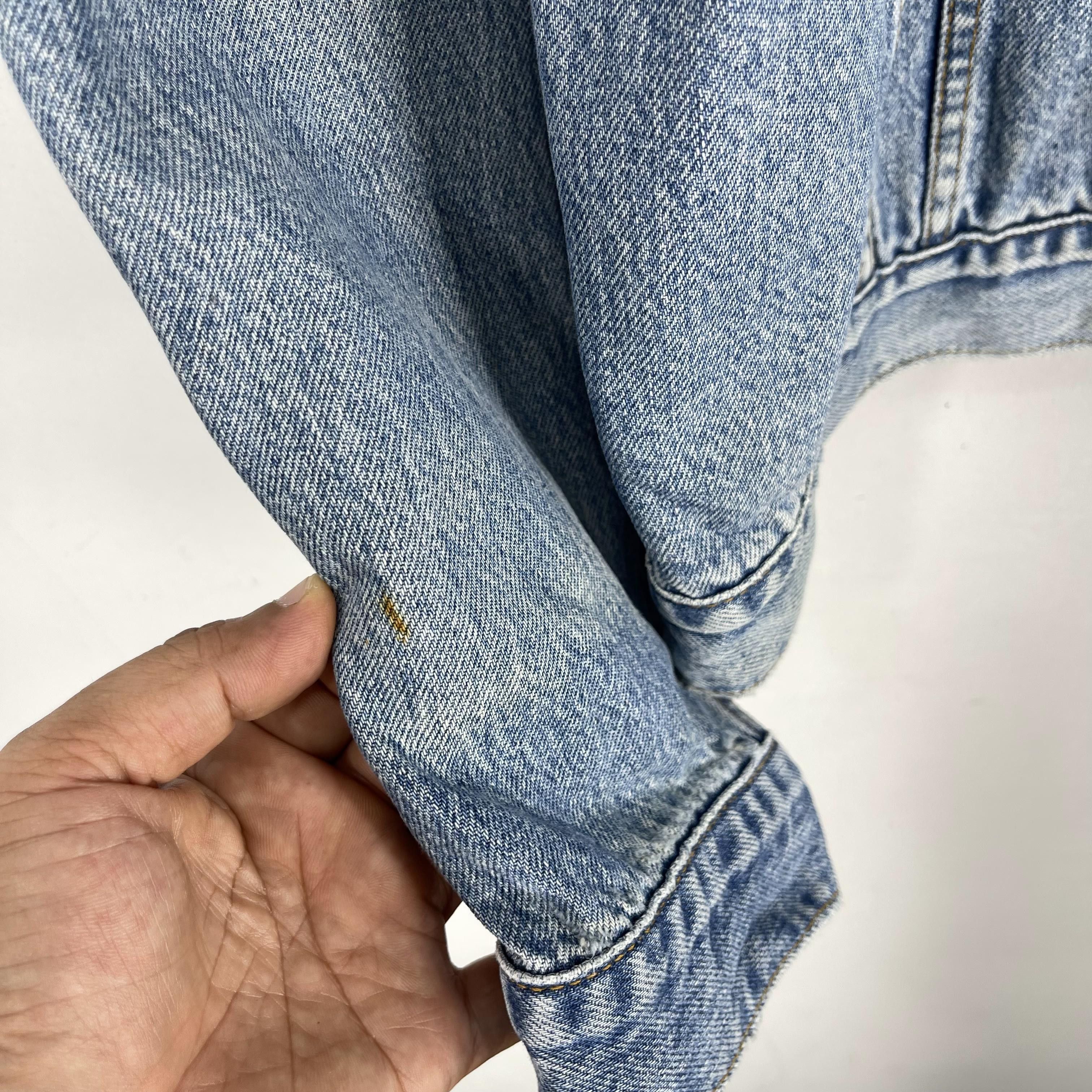 Levi's Vintage LEVIS 70503 Distressed Denim Trucker Jacket Size US XL / EU 56 / 4 - 10 Thumbnail