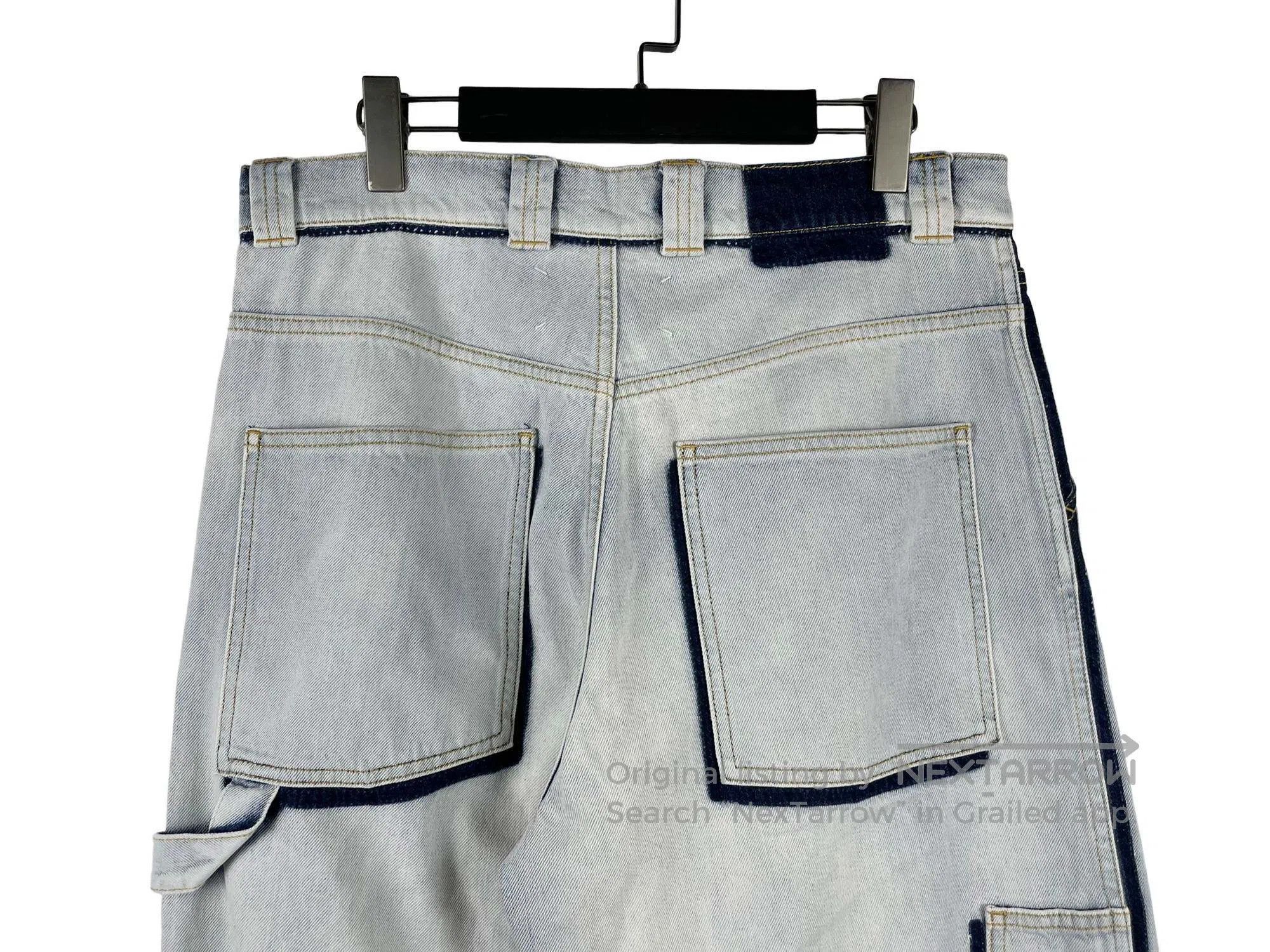 Maison Margiela Maison Margiela Washed Denim Wide Leg Pants Size US 31 - 5 Thumbnail