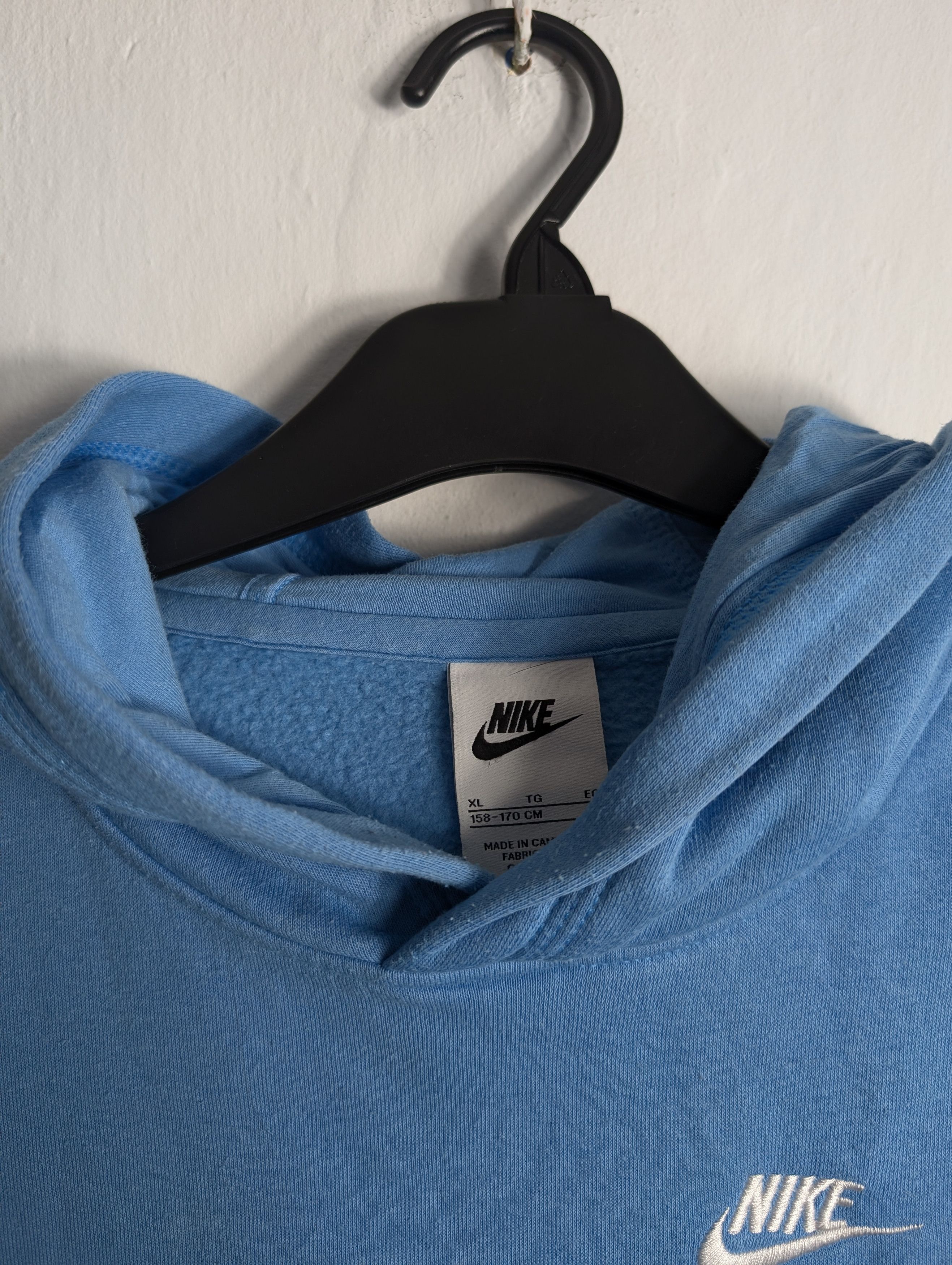 Nike Light Blue Nike Hoodie Club Fleece Basic Size US S / EU 44-46 / 1 - 4 Thumbnail