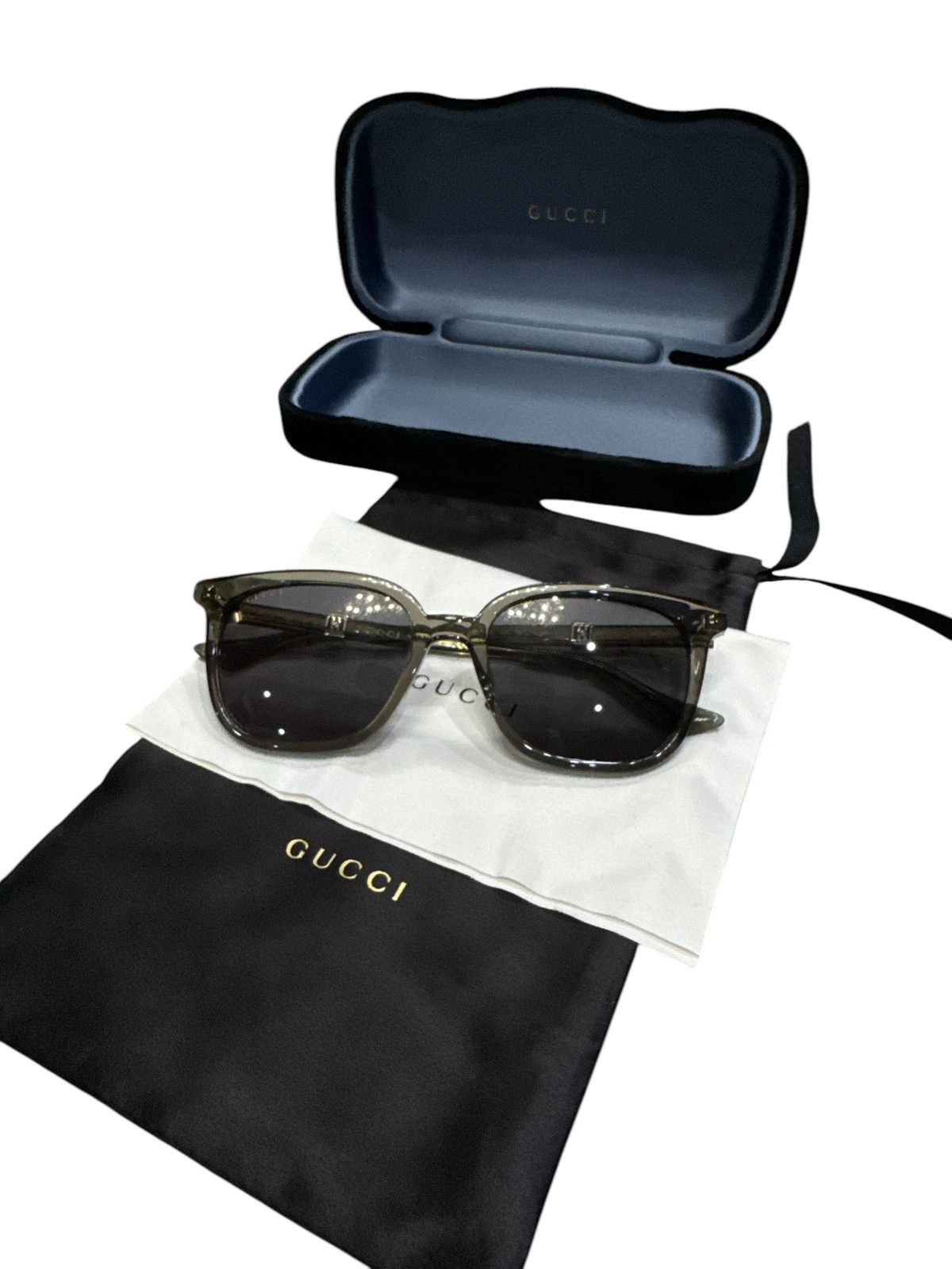 Gucci GUCCI GG1493S RECTANGLE SUNGLASSES Size ONE SIZE - 1 Thumbnail