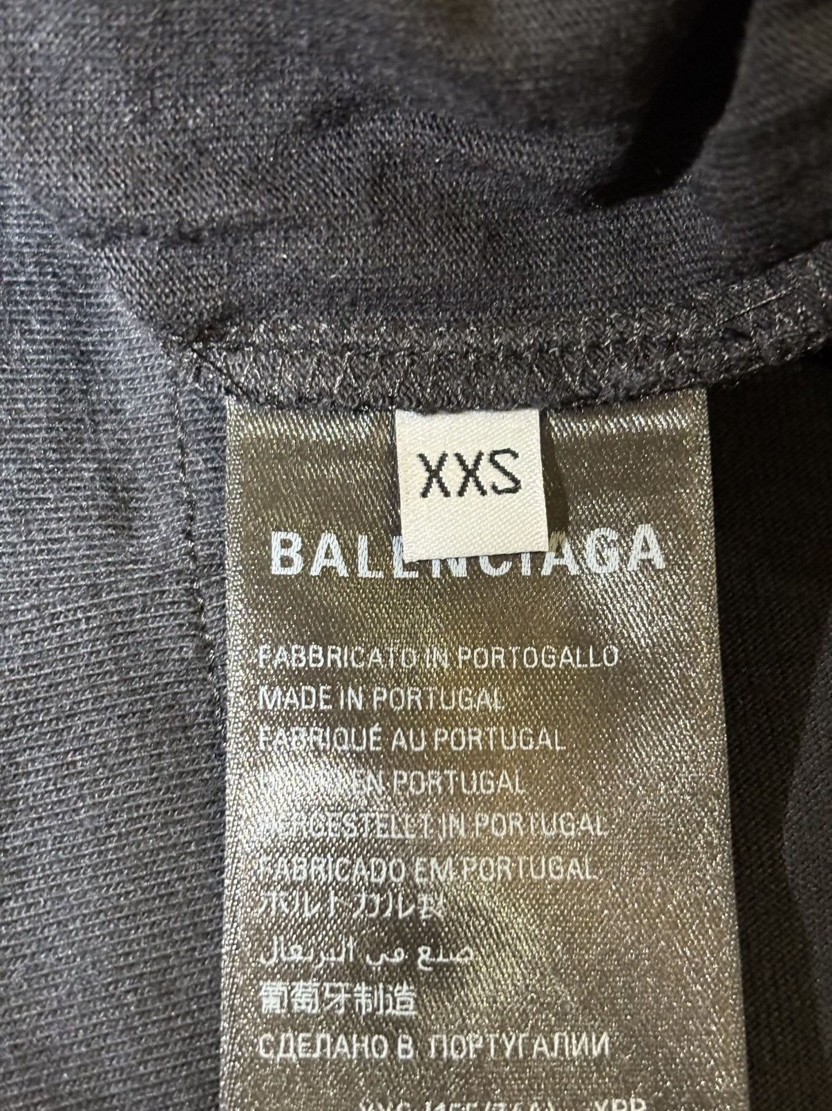 Balenciaga Balenciaga Hand Drawn Large Fit Tee Size US XXS / EU 40 - 4 Thumbnail