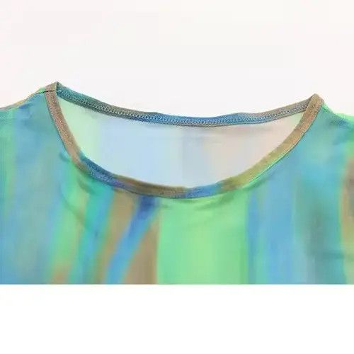 VIBE Watercolour Mesh Long Sleeve Top Size US L / EU 52-54 / 3 - 3 Thumbnail