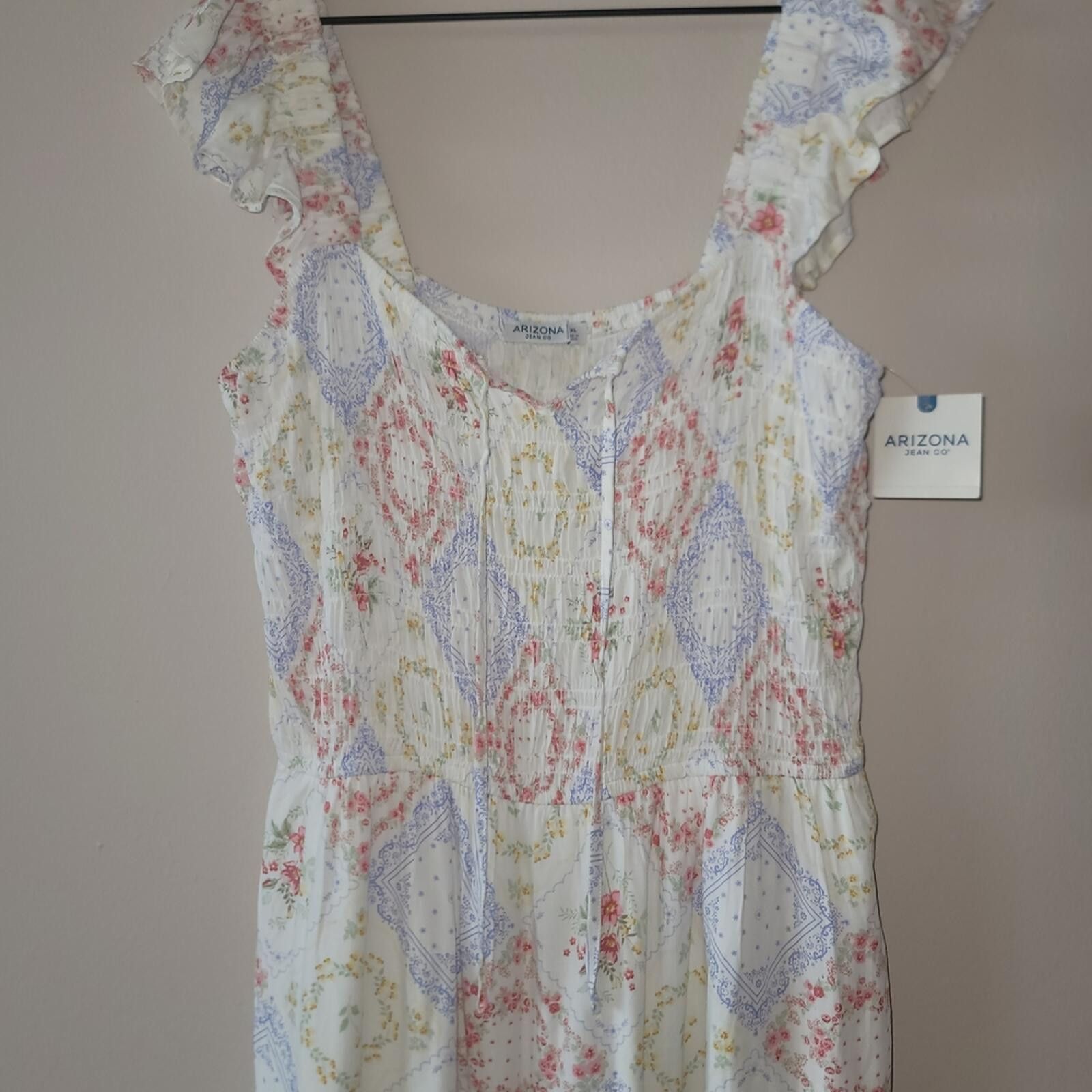 Other Arizona Jean Company Floral Patchwork Dress - Multicolor NWT Size XXL / US 16-18 / IT 52-54 - 5 Thumbnail
