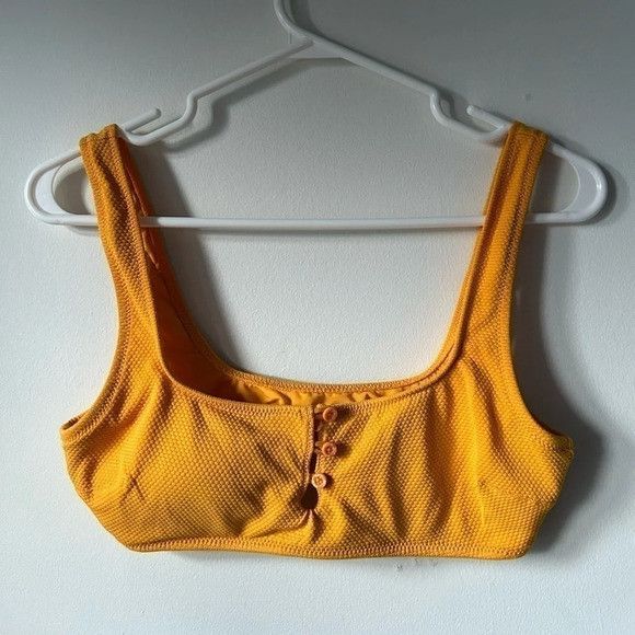 Other Aerie Yellow Bikini Top Size M / US 6-8 / IT 42-44 - 1 Thumbnail