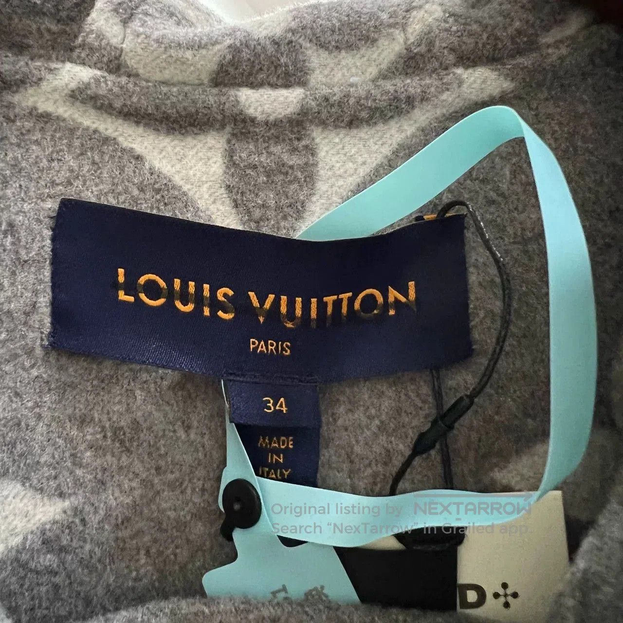 Louis Vuitton Louis Vuitton Hem Logo Half-Zip Hoodie. Size XXS / US 00 / IT 34 - 4 Thumbnail