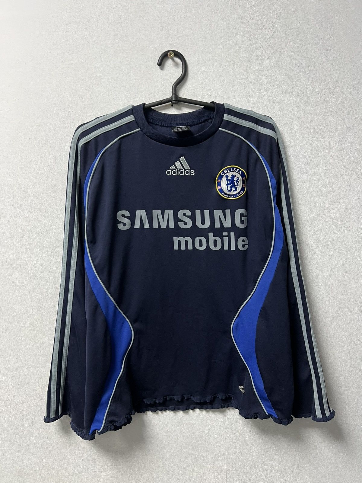 Adidas Vintage Adidas Chelsea Training Football Jacket Size US L / EU 52-54 / 3 - 1 Thumbnail