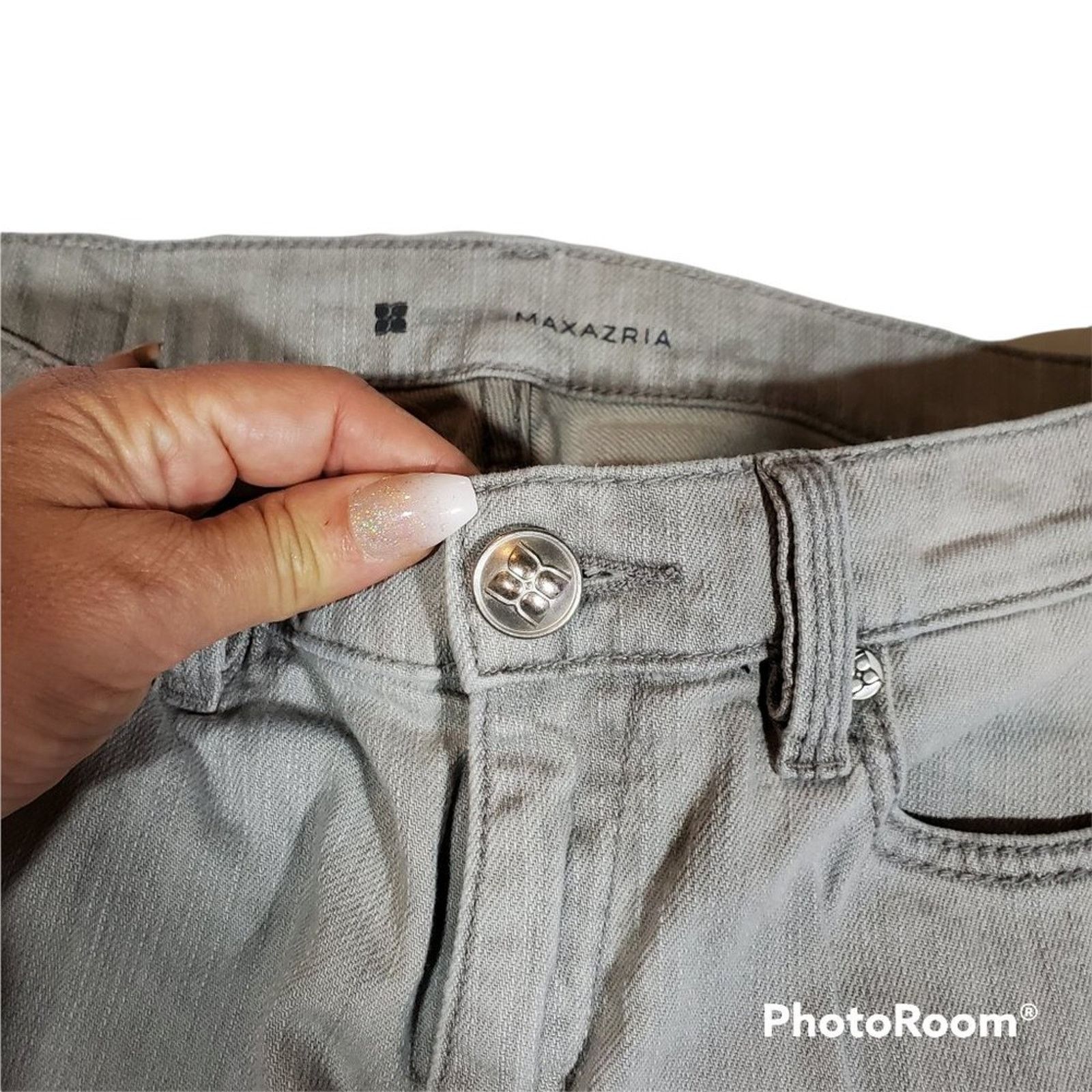 Bcbgmaxazria BCBGMaxAzria | Grey May Z Skinny Fossil Jeans | Waist 28 Size 28" / US 6 / IT 42 - 6 Thumbnail